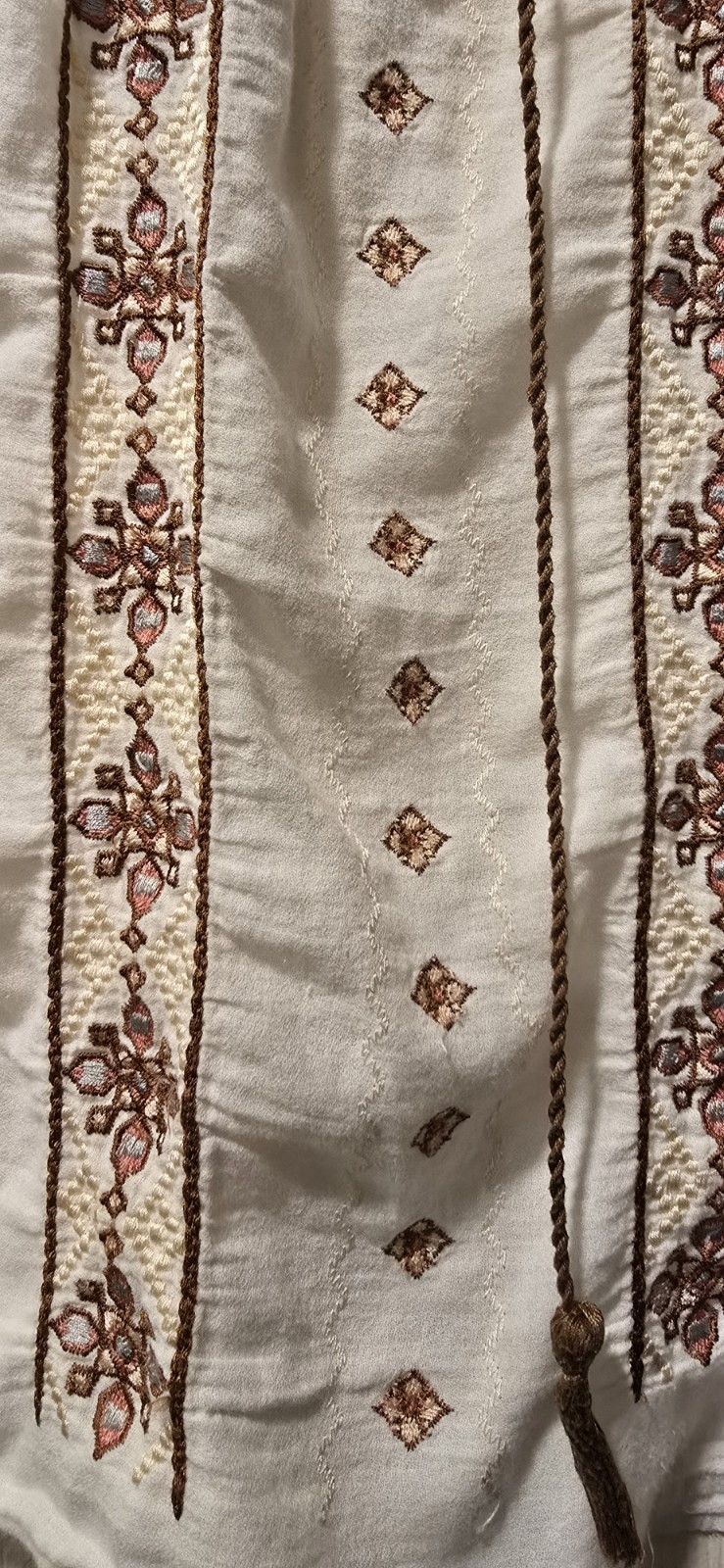 Lucky Brand Women’s Bohemian Peasant Top Features Intricate Embroidery Size XS