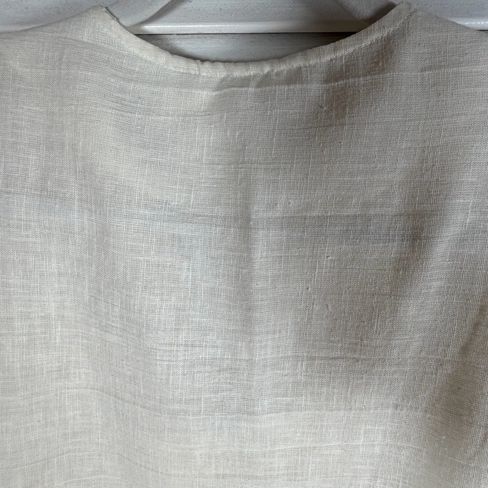 Vintage Kennington Ltd California Boho Floral Blouse Cream L