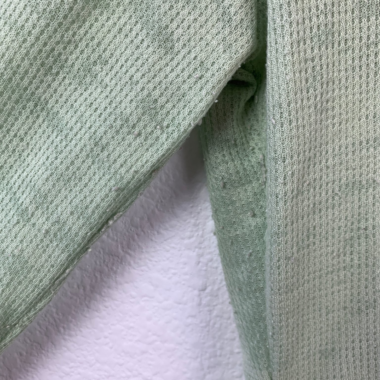 Y2K BKE Thermal Waffle Knit Long Sleeve Shirt Green L Bella Swan Twilight
