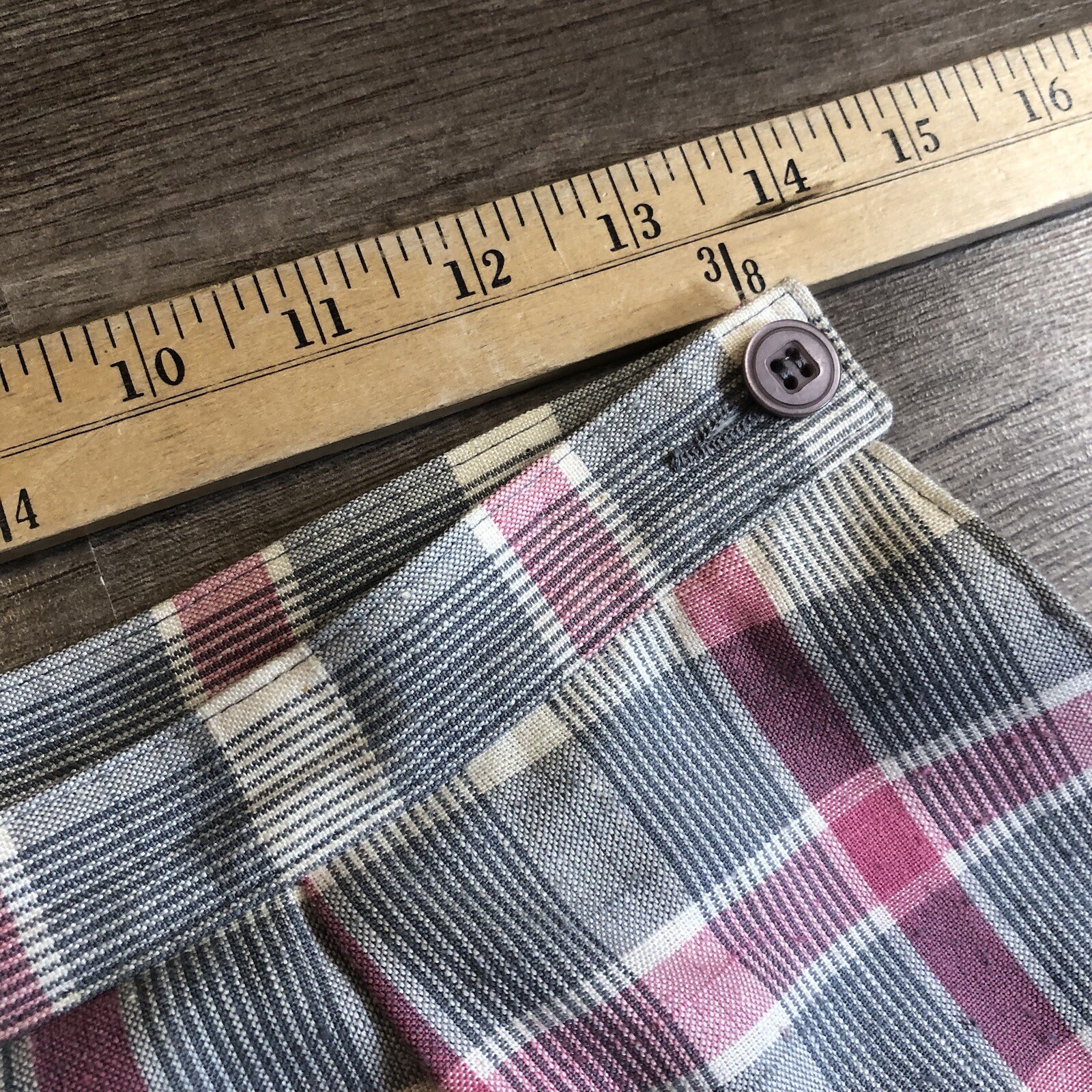 VTG Pendleton Country Sophisticates Skirt Womens S Pink Plaid Pleated Midi Silk
