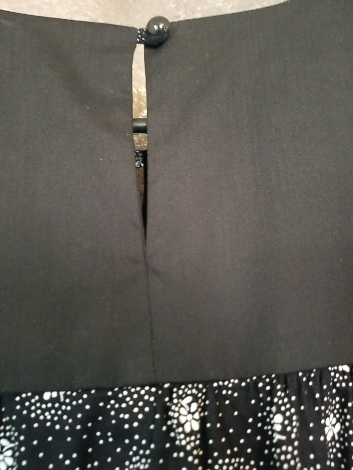 Carol Bennett Liberty House Hawaii Muu Muu Women’s Dress Size S Black Vintage