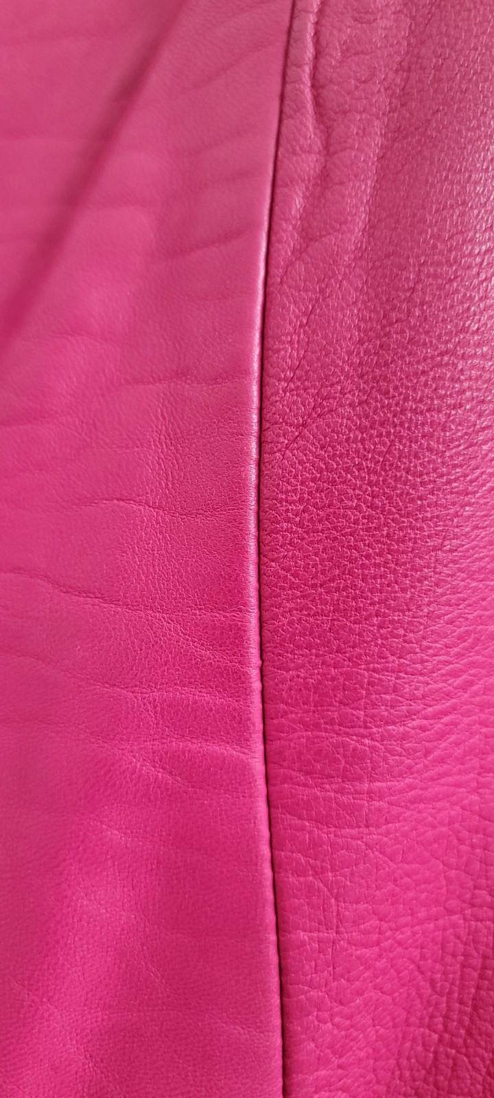 FIRENZE SANTA BARBARA Vintage Pink Soft Calf Leather Jacket Top – Size S