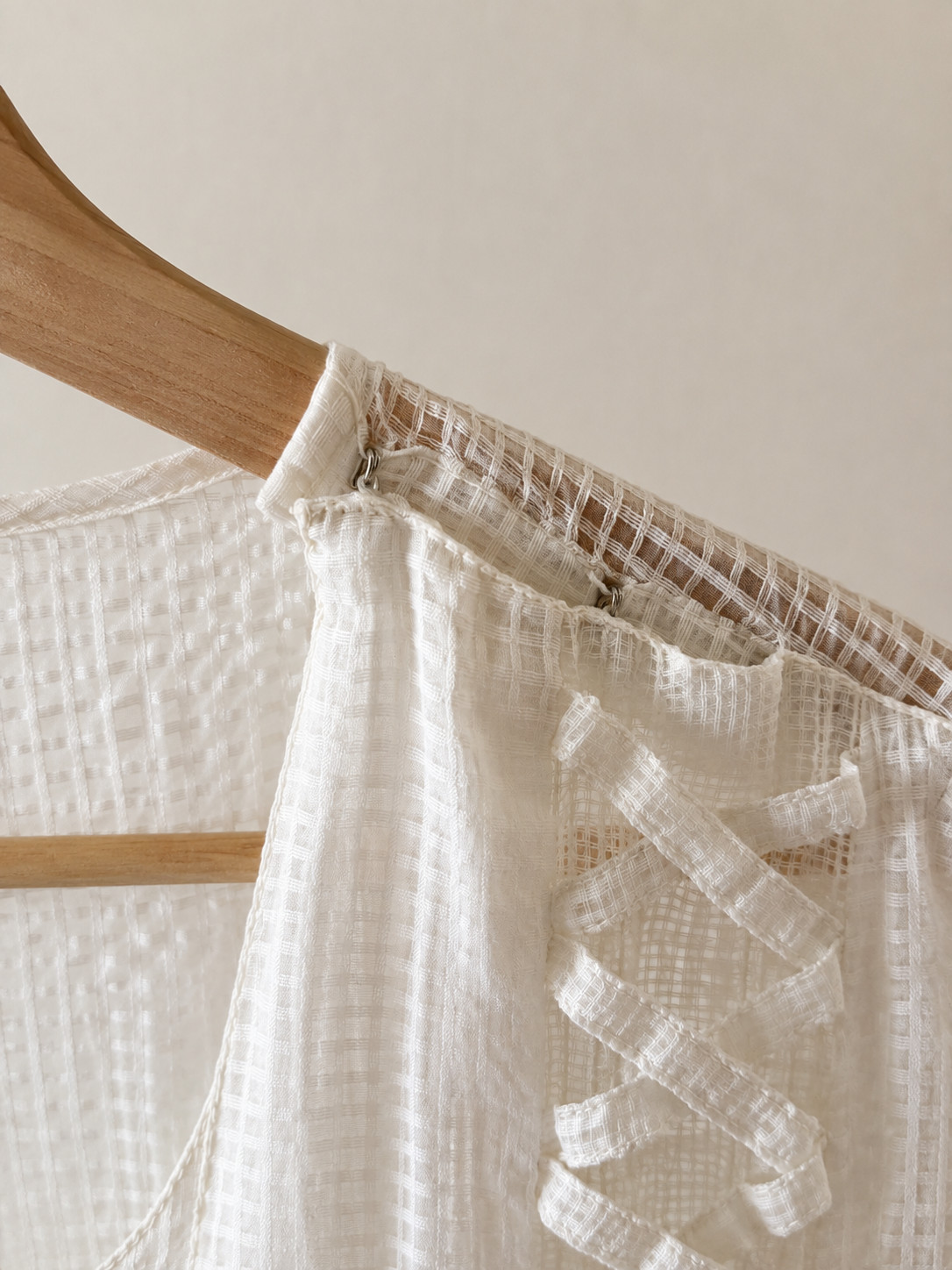Vintage Embroidered Boho Midi Dress White Crochet Lace Cottagecore