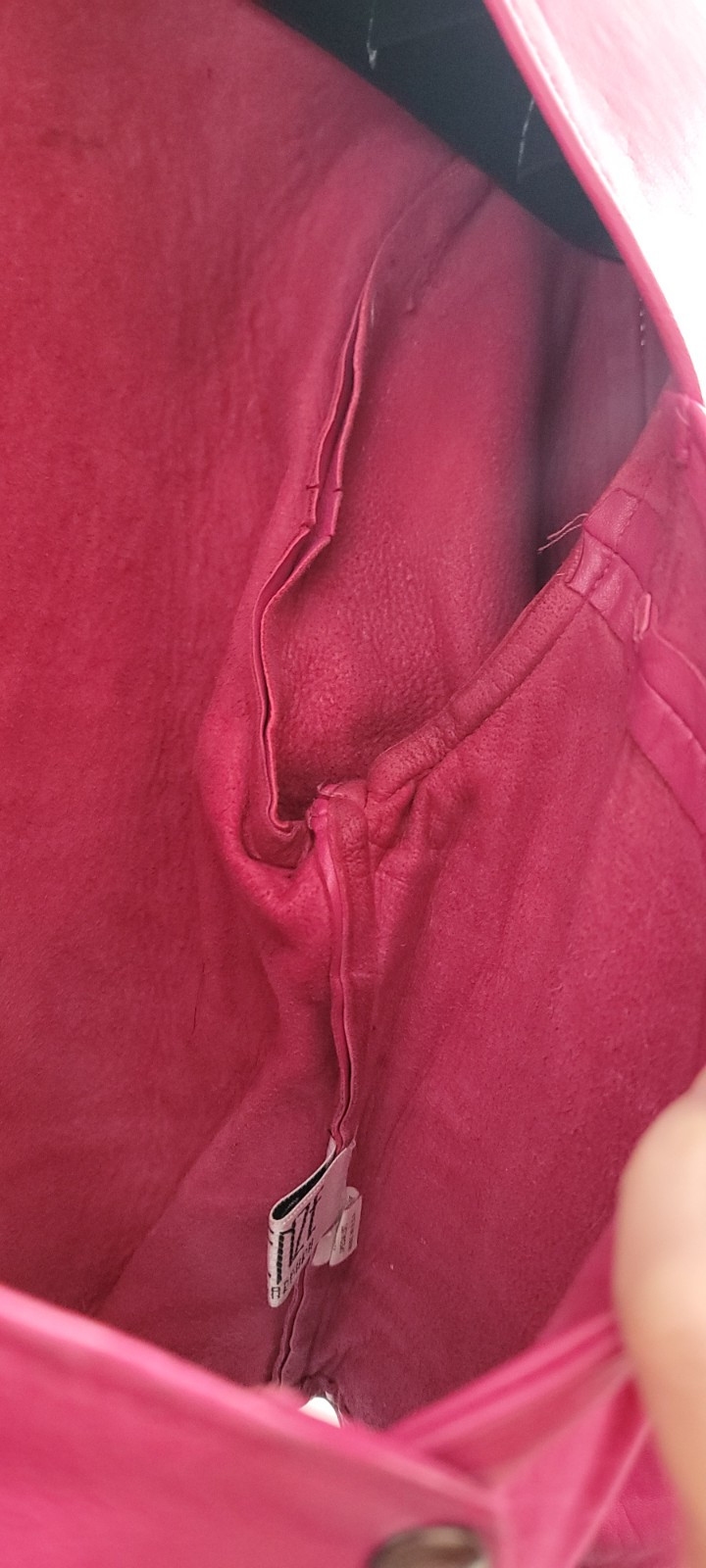 FIRENZE SANTA BARBARA Vintage Pink Soft Calf Leather Jacket Top – Size S