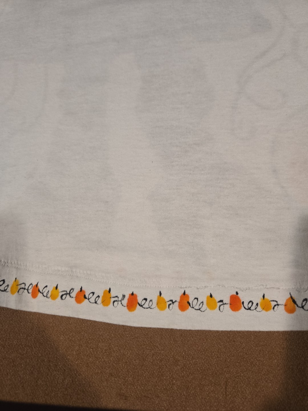 Vintage 90s Happy Halloween AOP Witch Trick Or Treat Pumpkin T-Shirt Size Large