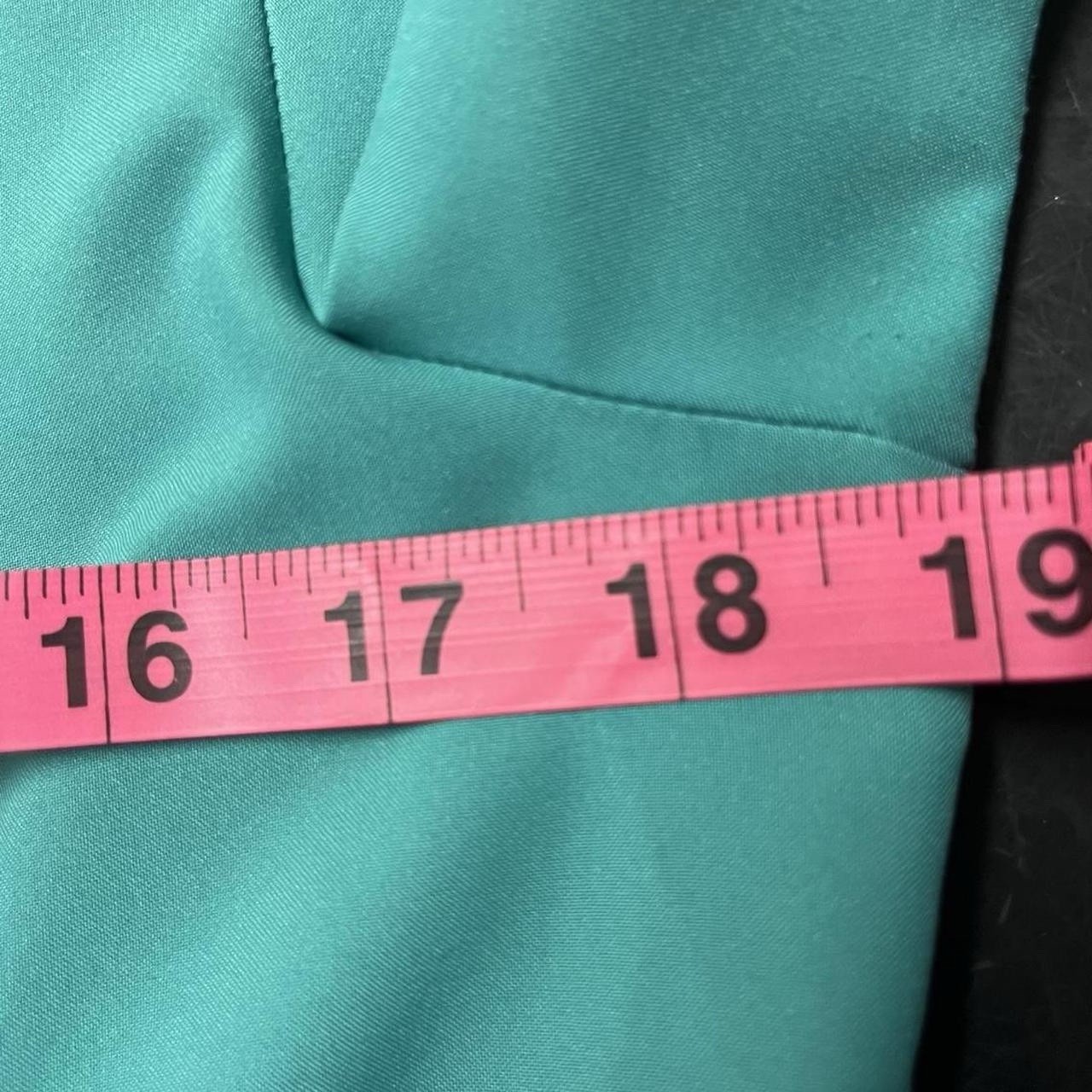 Vintage 70s 80s Lady Arrow Blouse Teal Button Down Shirt Western USA Retro 1980s
