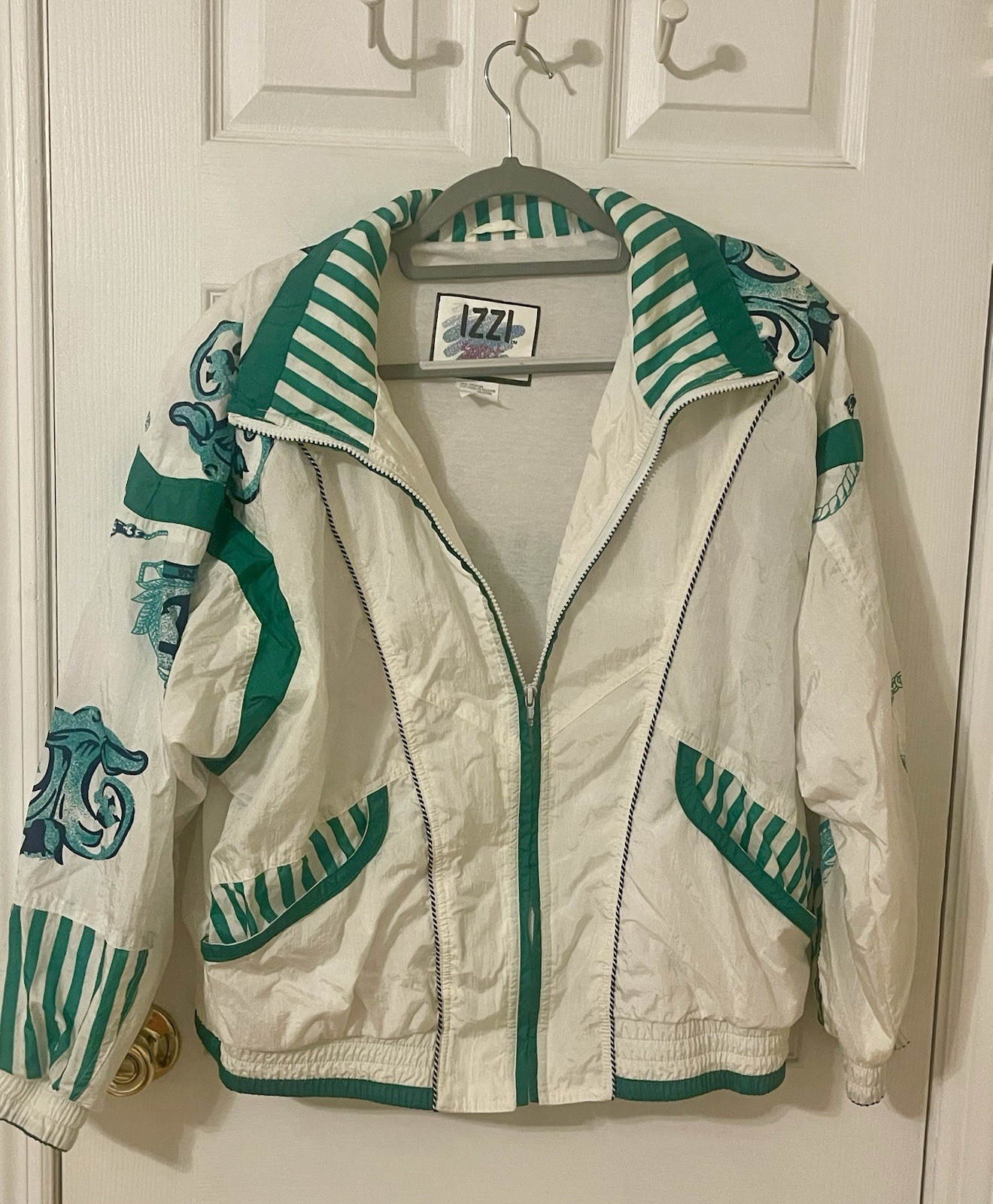 VTG 80s/90s Izzi Spirit Windbreaker Jacket And Sets. Size Large.