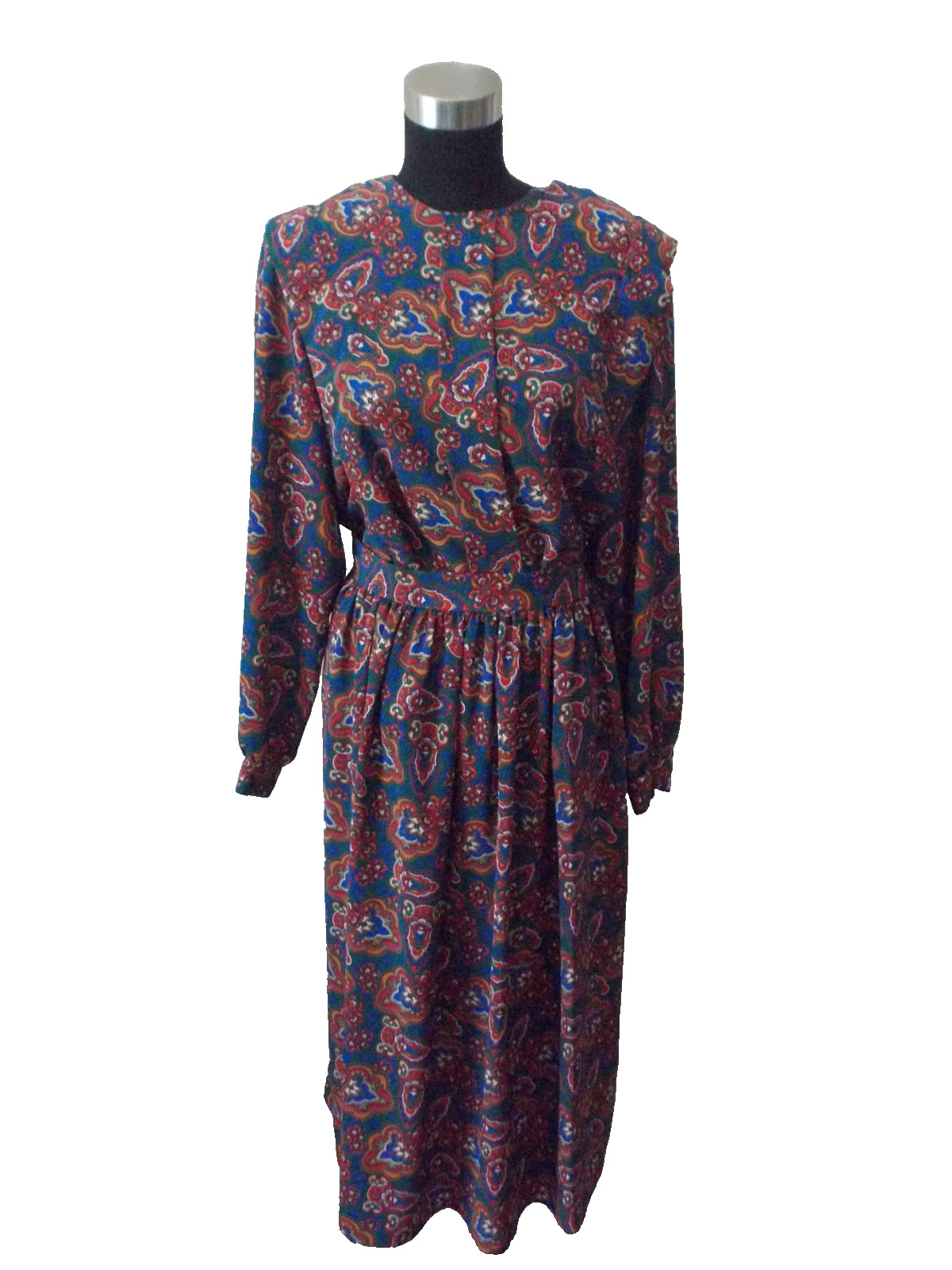 VTG LAURA HENSON 2 Pc Multi Color Blouse & Skirt Secretary Outfit Set Sz 10