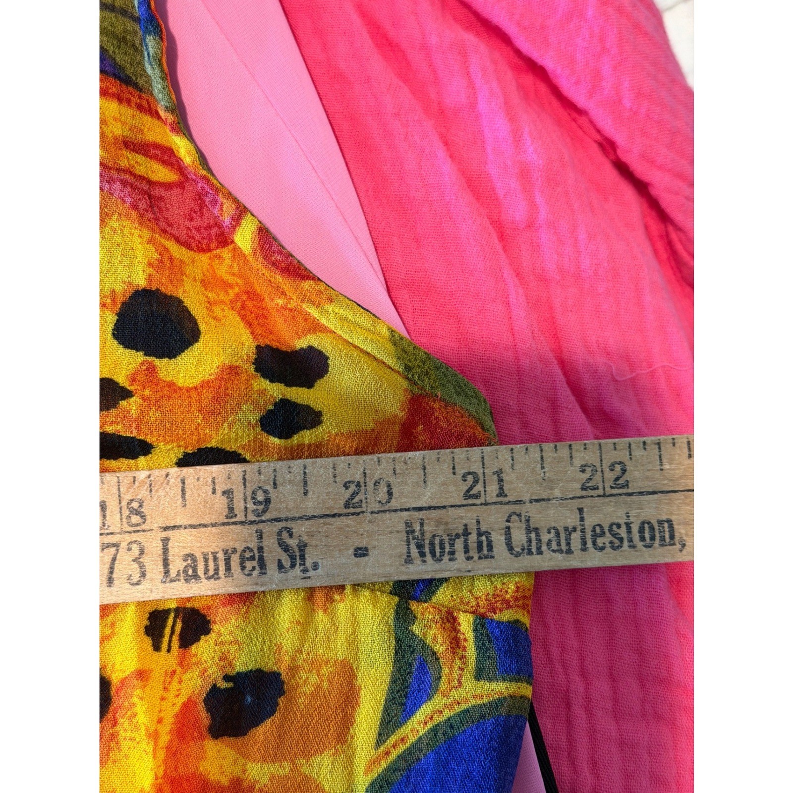 Chicos Design Vintage Set Sleeveless Tie Front Size 3 Midi Skirt Size 1 Resort