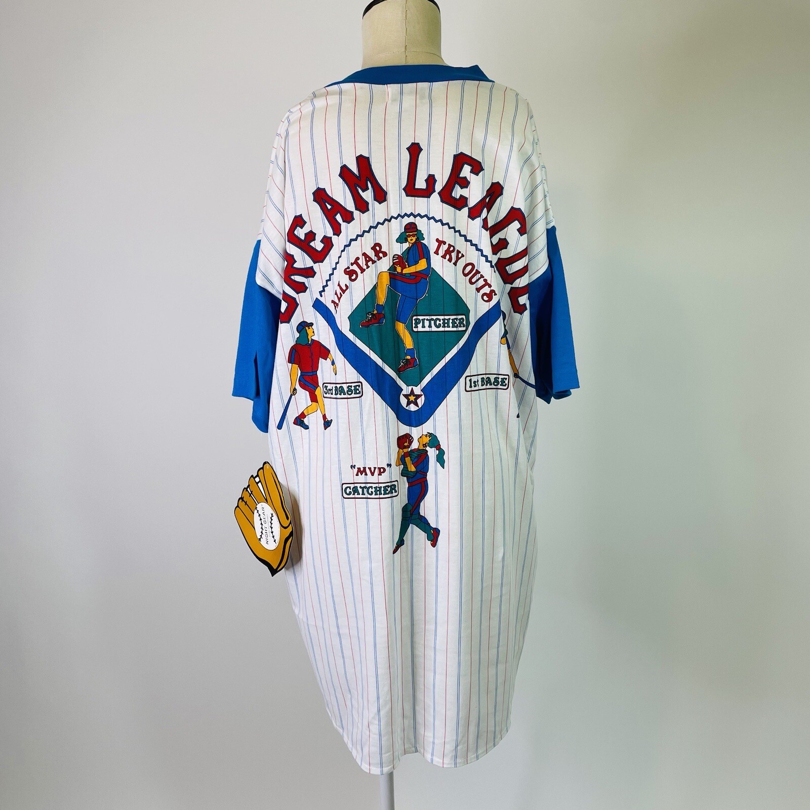 Vintage Baseball Jersey For Sleeping T-Shirt Dream League Spring Training OS