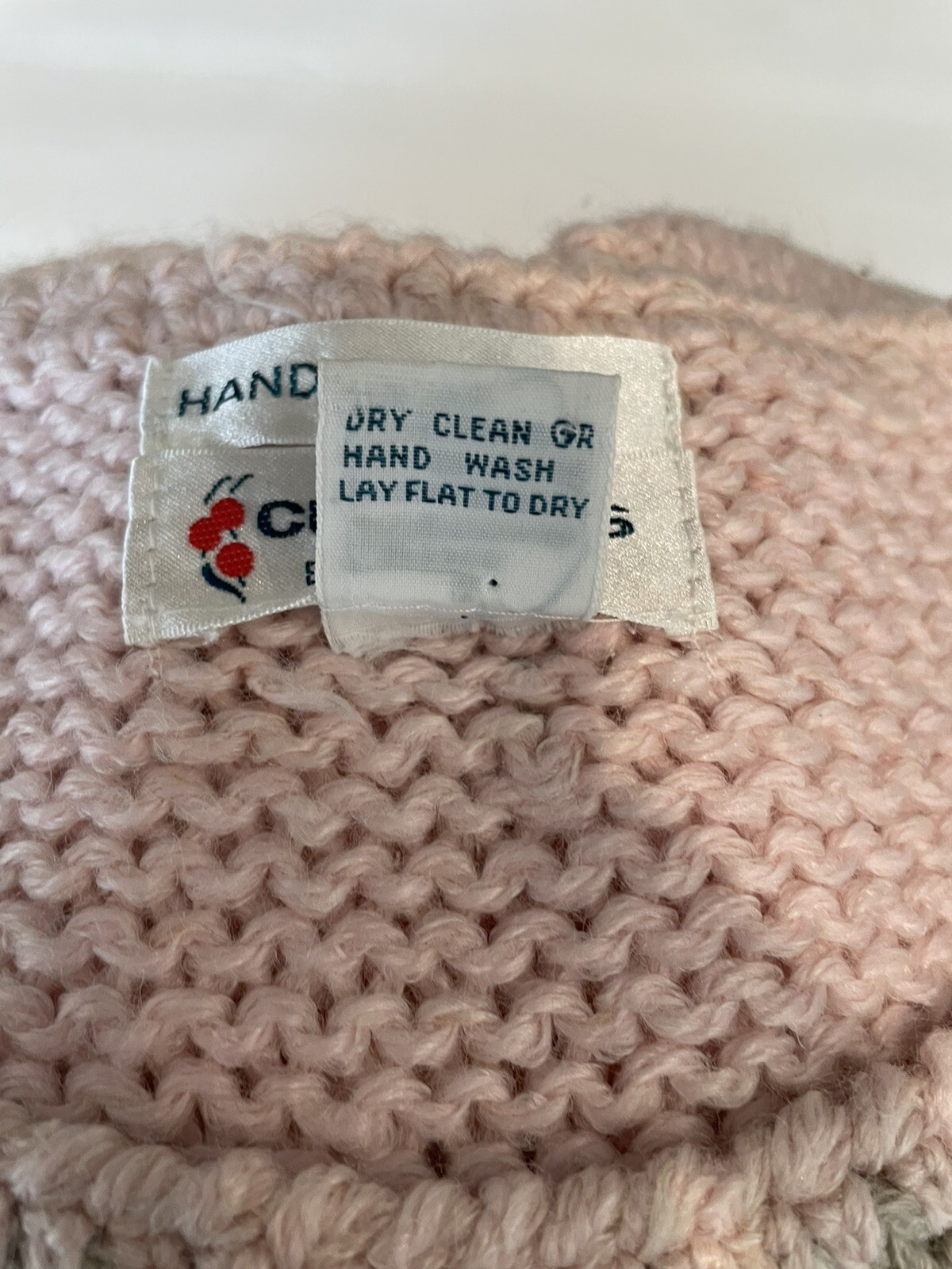 Vintage Currant by Jeri Jo sweater hand loomed size M 1980’s prop