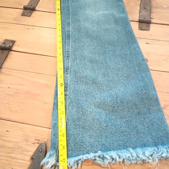 Happily Grey Flare Denim Bib Overalls Light Wash Sz 26 Cowgirl 70s Retro