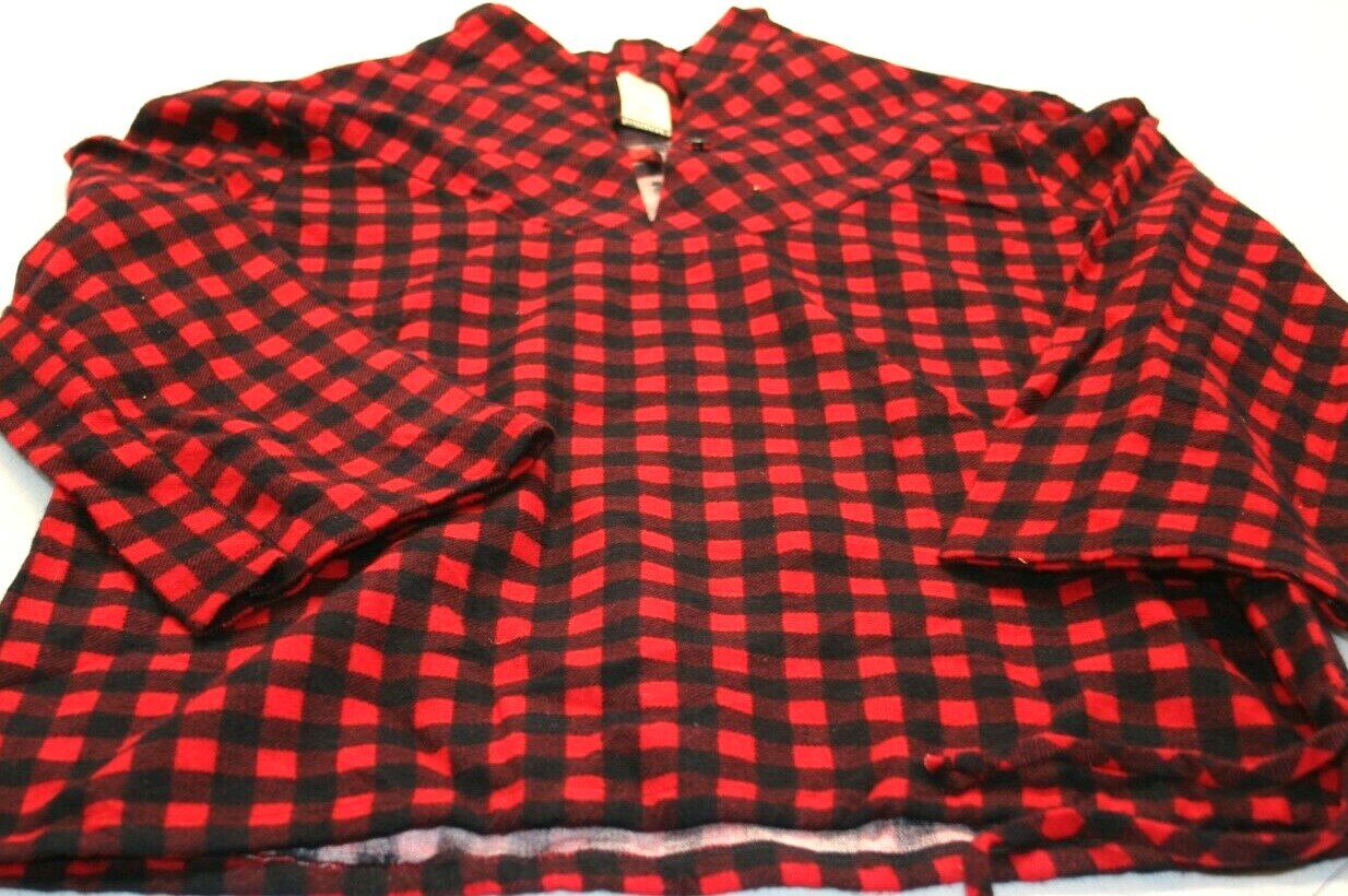 Vintage Speigel 70’s Womens Small Red Plaid Long Sleeve Flannel Shirt