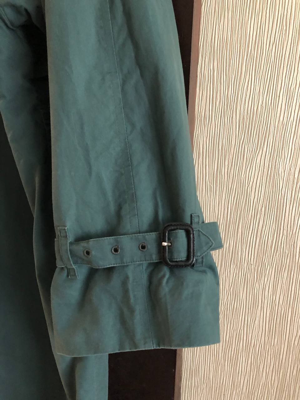 Vtg 1988 Burberrys Balmacaan Coat Emerald Green England Mens 40 Ex Long / Unisex