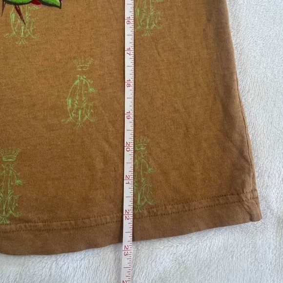 Rare Christian Audigier Ed Hardy tan casket graphic top y2k vintage grunge
