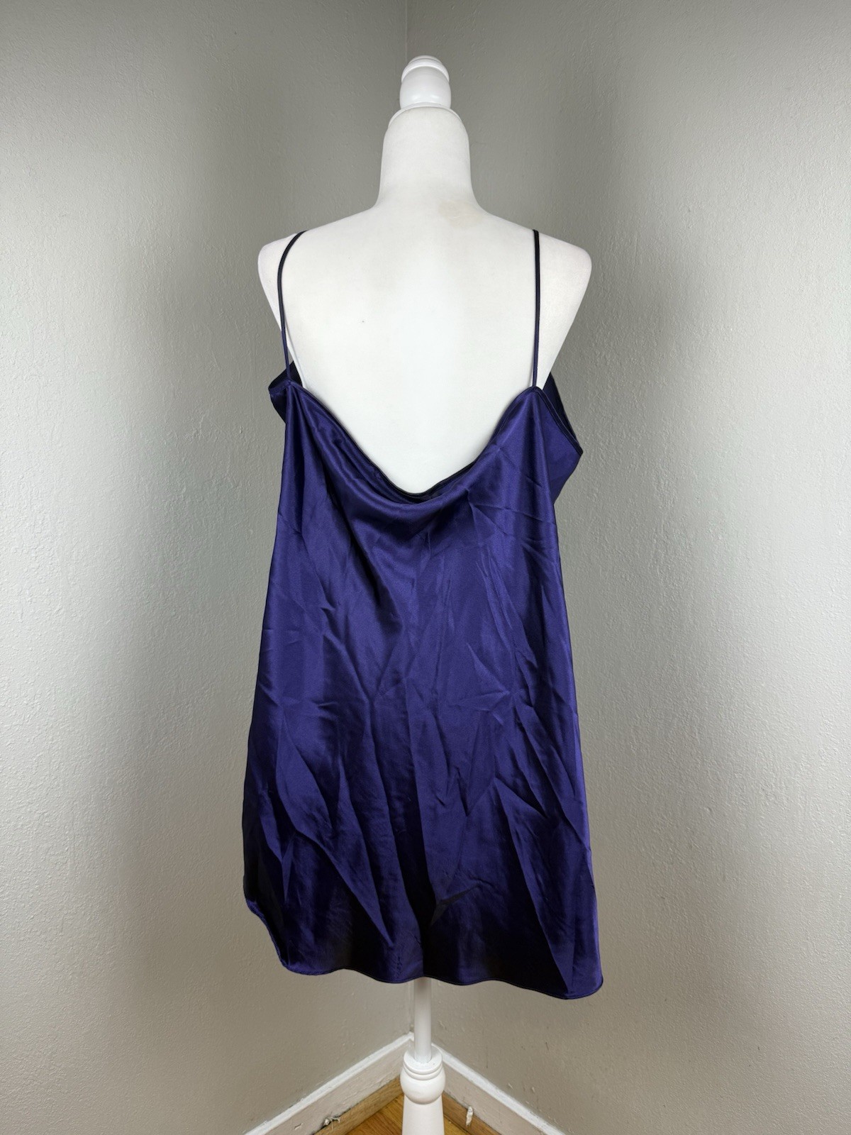 VTG Dentelle Purple Sleep Dress Nightgown
