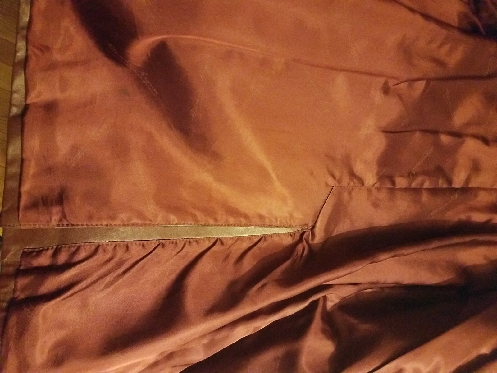 Vintage Etienne Aigner Leather Jacket Chocolate Brown Trench Coat Women’s 10