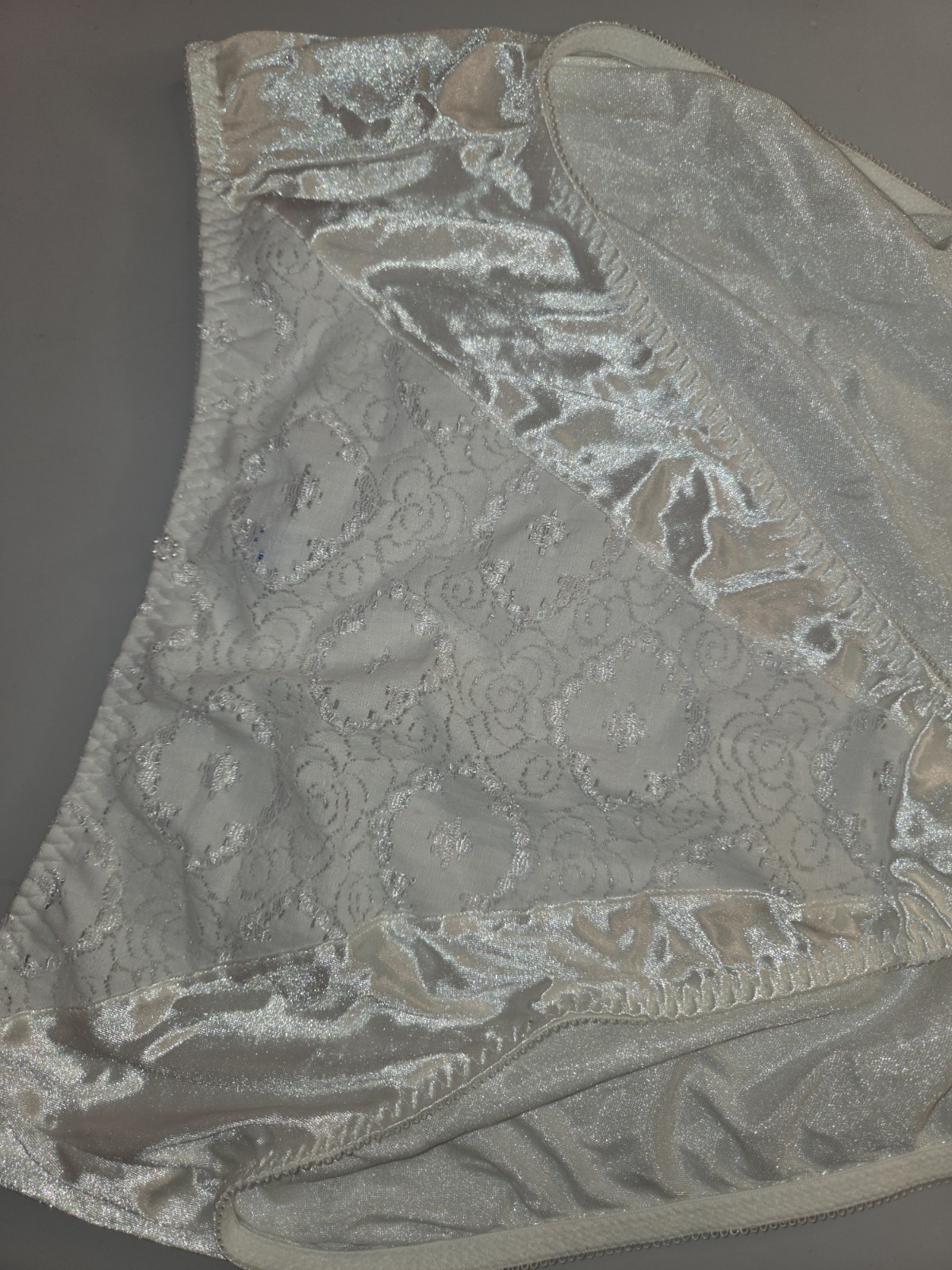 Vintage Bestform Nylon Lace Panties High Cut Size 9x White