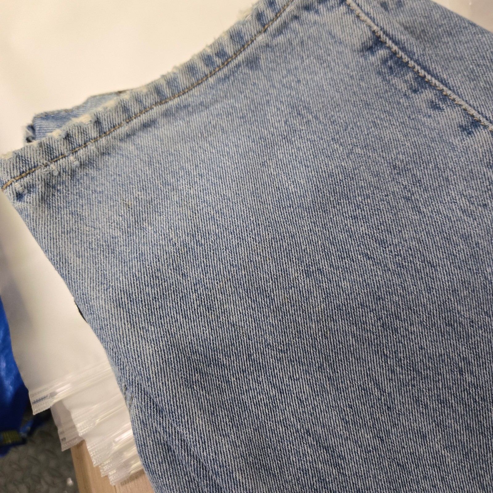 RoughRider Vintage Western Bareback Jeans 34 Long V-Yoke Straight Leg Mom Jean