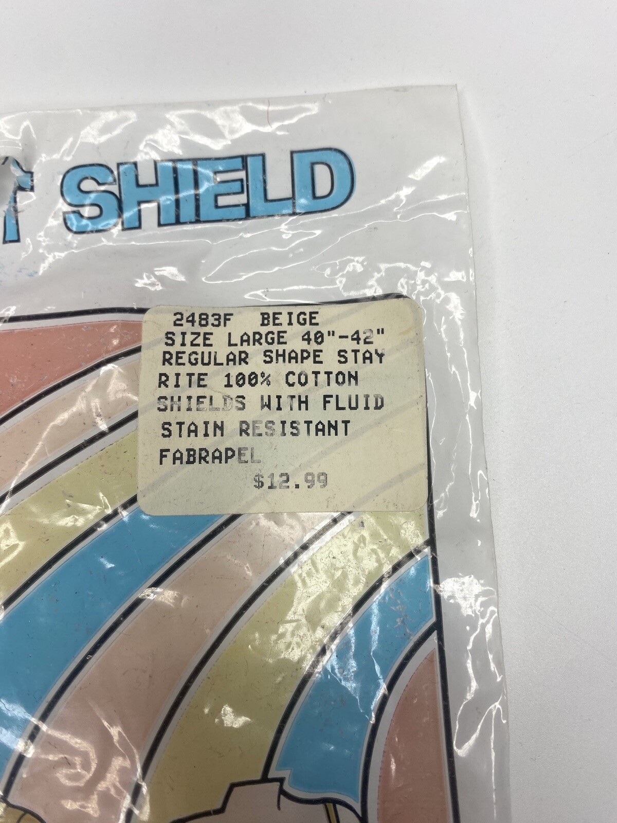 Kleinerts Womens Regular Shape Stay-Rite Garment Shield 2483 Beige Large 40″ 42″