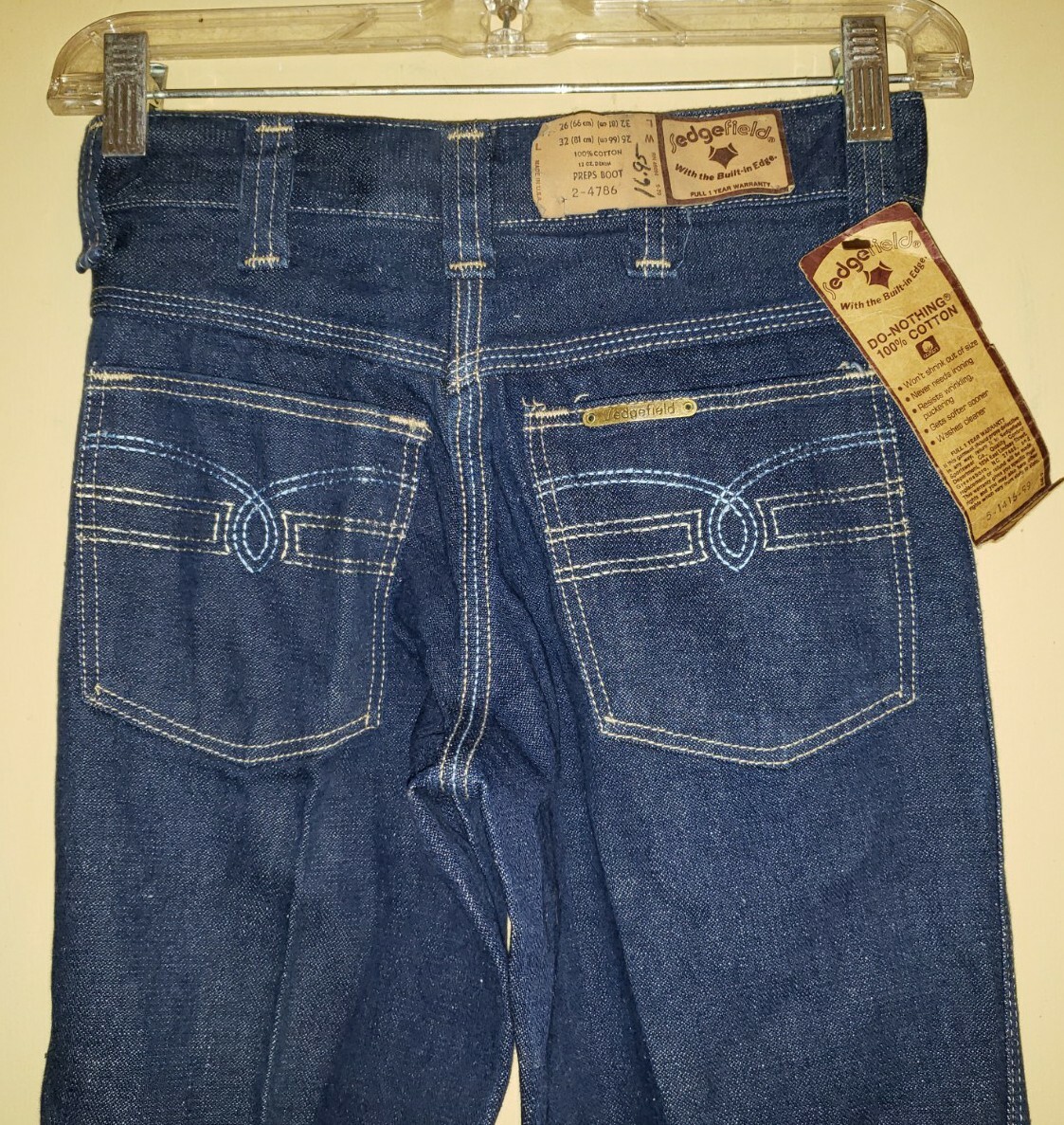 VTG Deadstock Sedgefield Woman’s Boot Jeans, 26 X 32