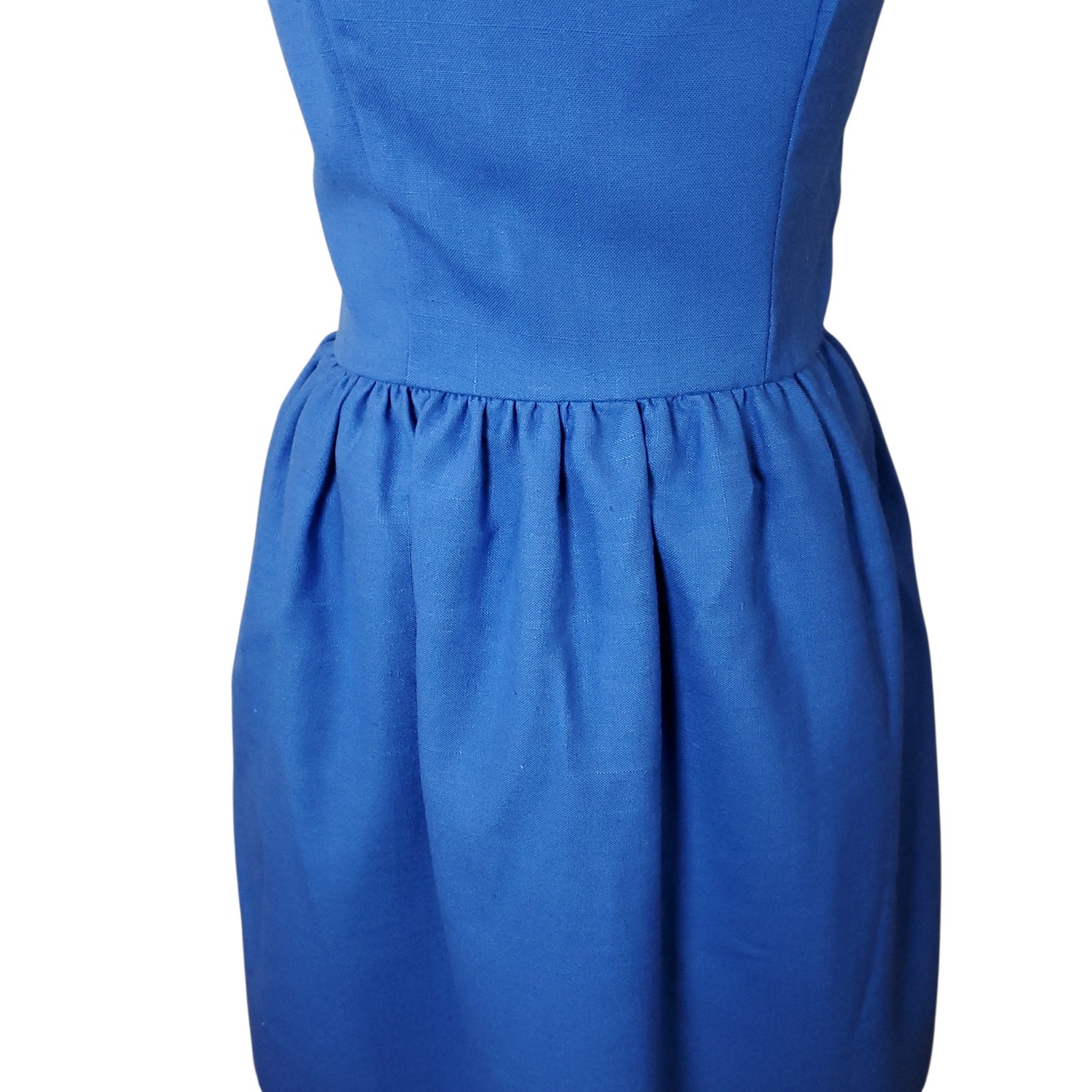 Vintage Vicky Vaughn Dress 70s Sailor Nautical Pinup Retro Fits an XS / S