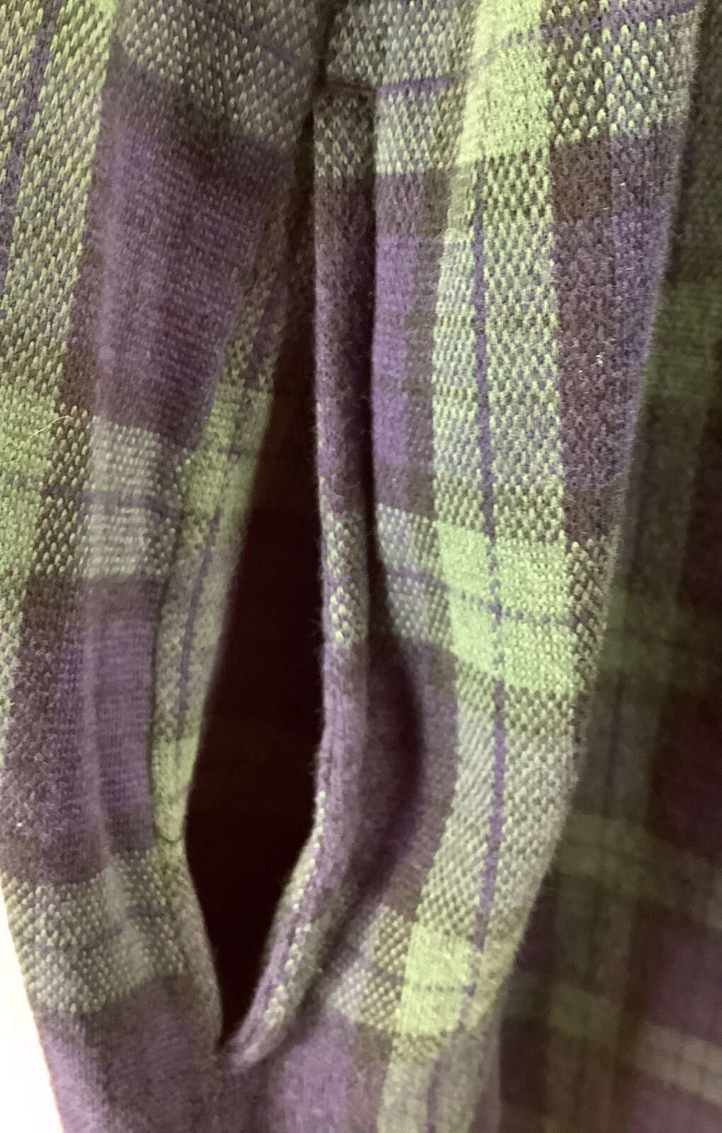 Vintage Bechamel Women’s XL Cotton Plaid Jumper Classic Preppy Retro Workwear