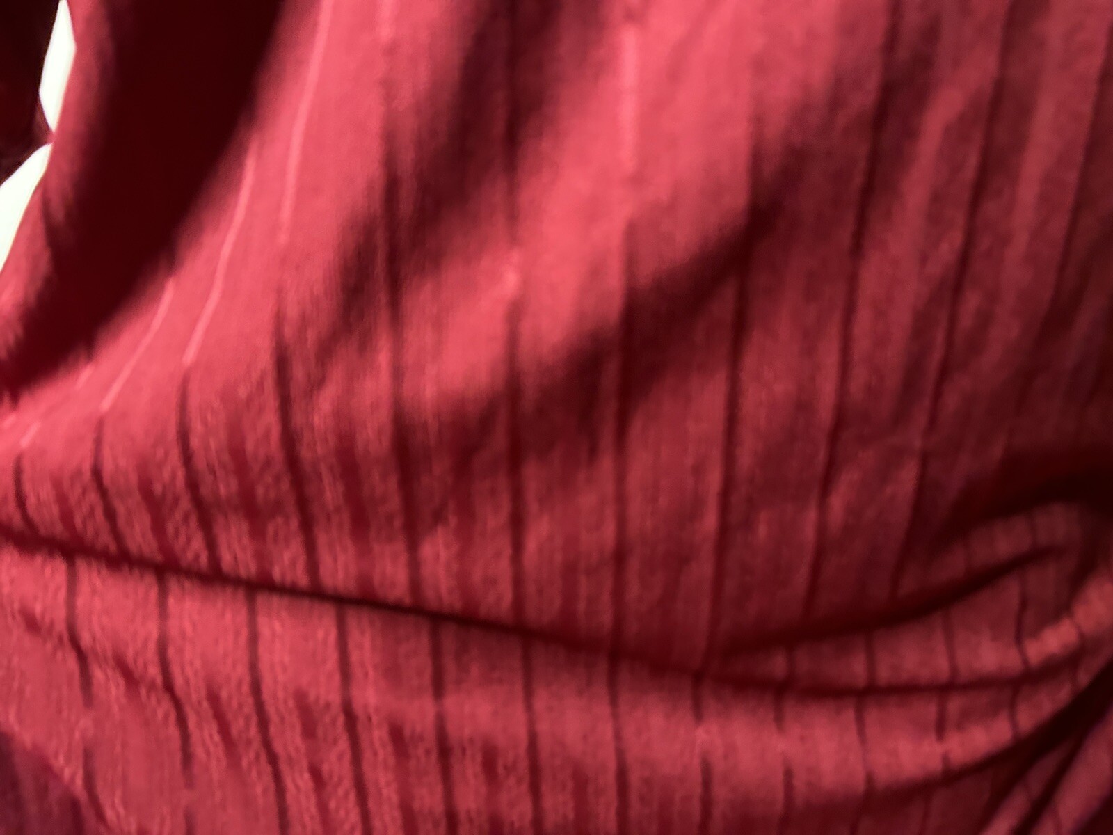 Vintage Australian ARC 80s Burgundy Midi Trapeze Dress Lace Yoke Pinstripe AU 14