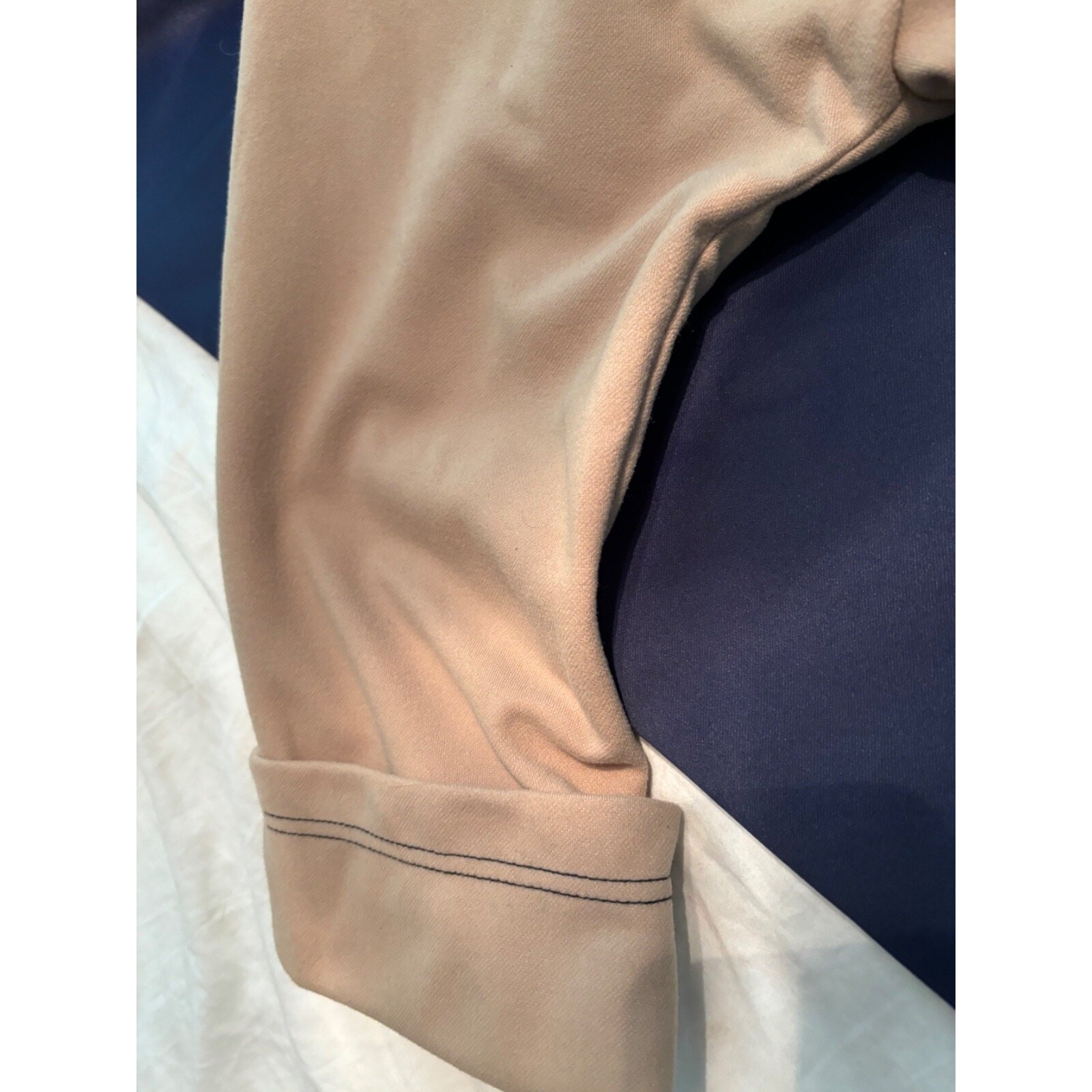 NWT Nardis of Dallas Beige 3/4 Sleeve Dress Size 10 Vintage Orig $100