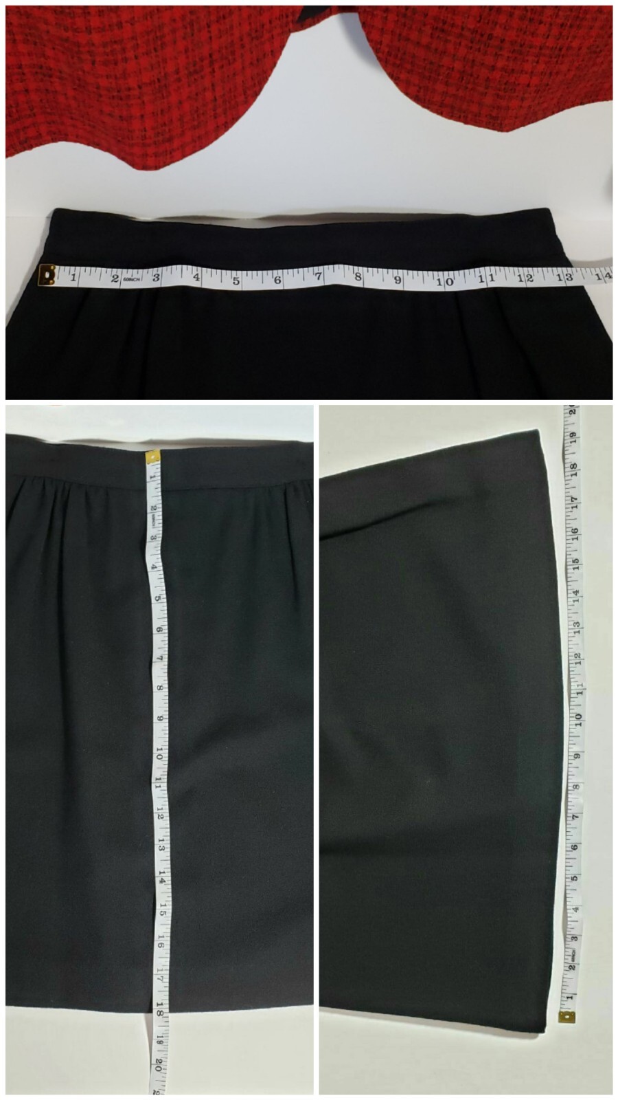 Vintage Saks Fifth Avenue DAVID HAYES Wool Jacket & Pencil Skirt Set Size Small