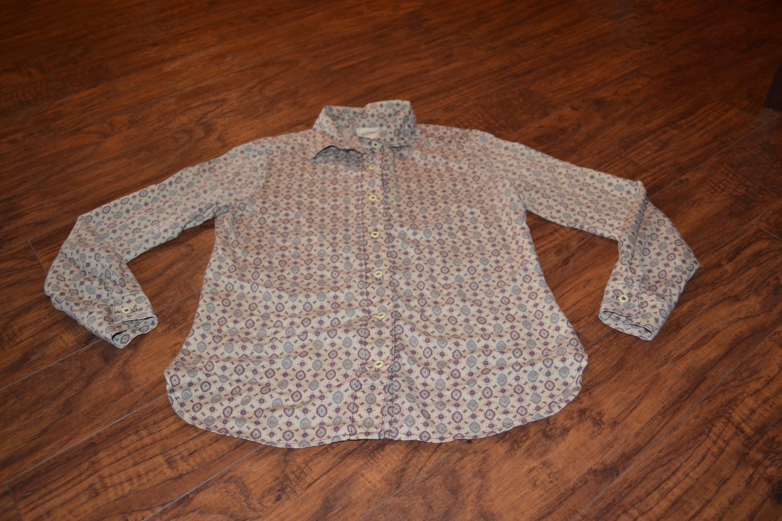 G0- Vintage Tomboy of California Long Sleeve Button Down Shirt