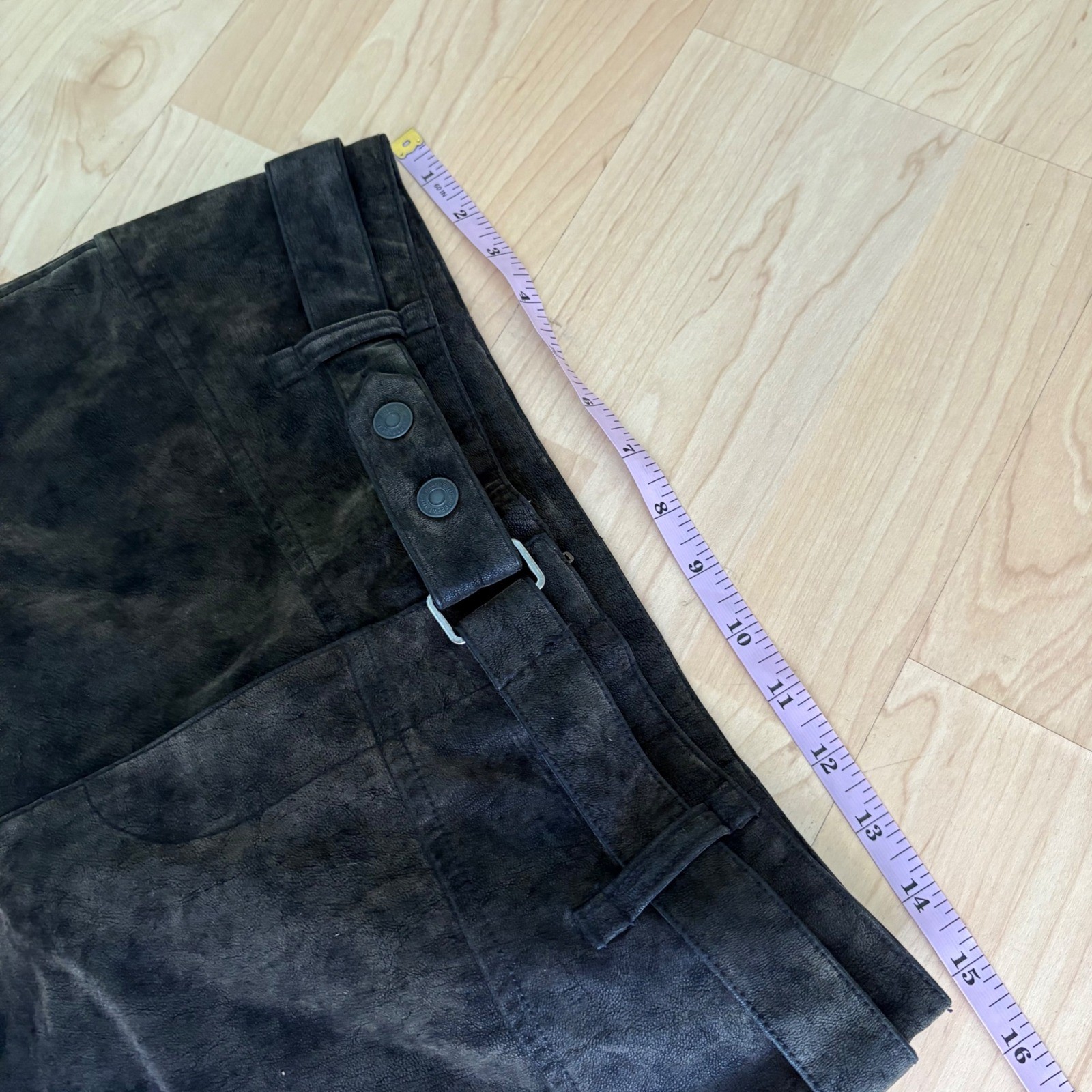 FREE PEOPLE We The Free Titan Vegan Suede Pants Size 28 NWT
