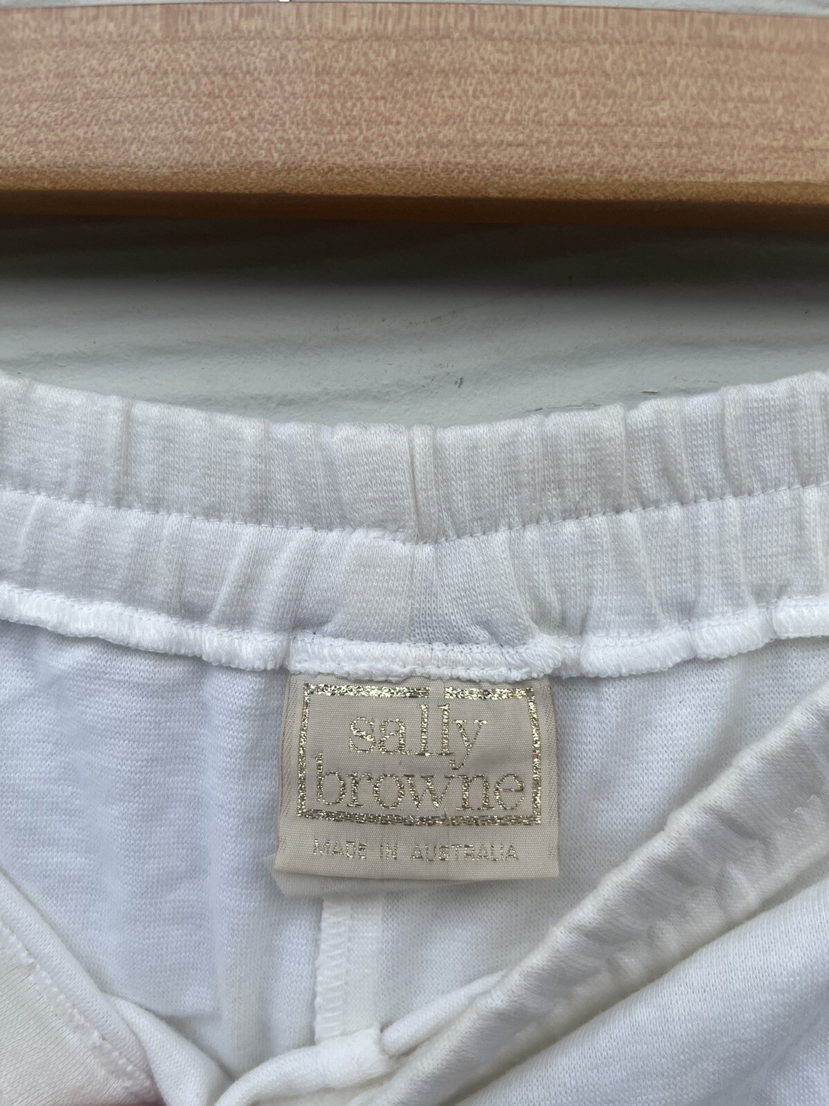 Vintage 80’s Sally Browne White Pants Size AU 12 US 8