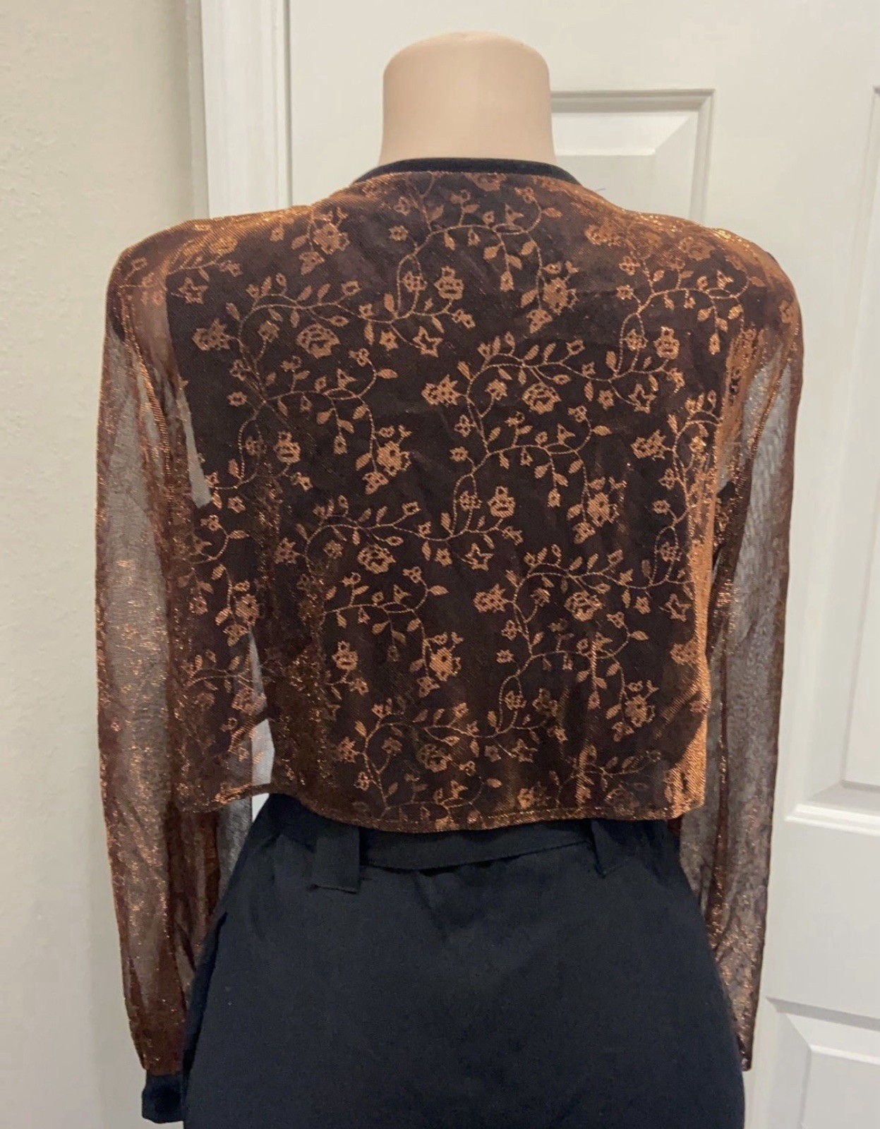 Menu Vintage 80s Jumpsuit & Jacket Sz 8