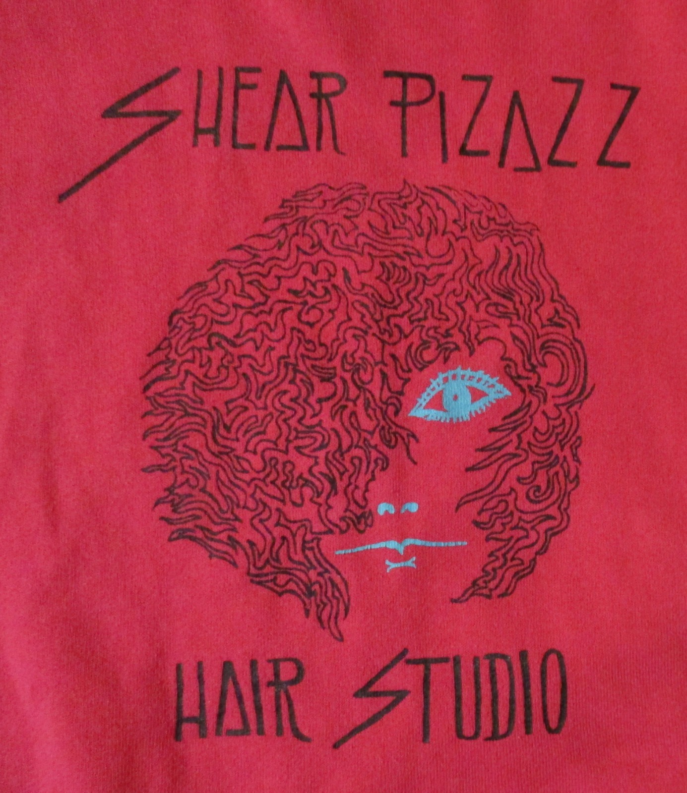 Shear Pizzazz Hair Studio Vintage 1980’s Sweatshirt L Large 42-44 Salon Jerzees
