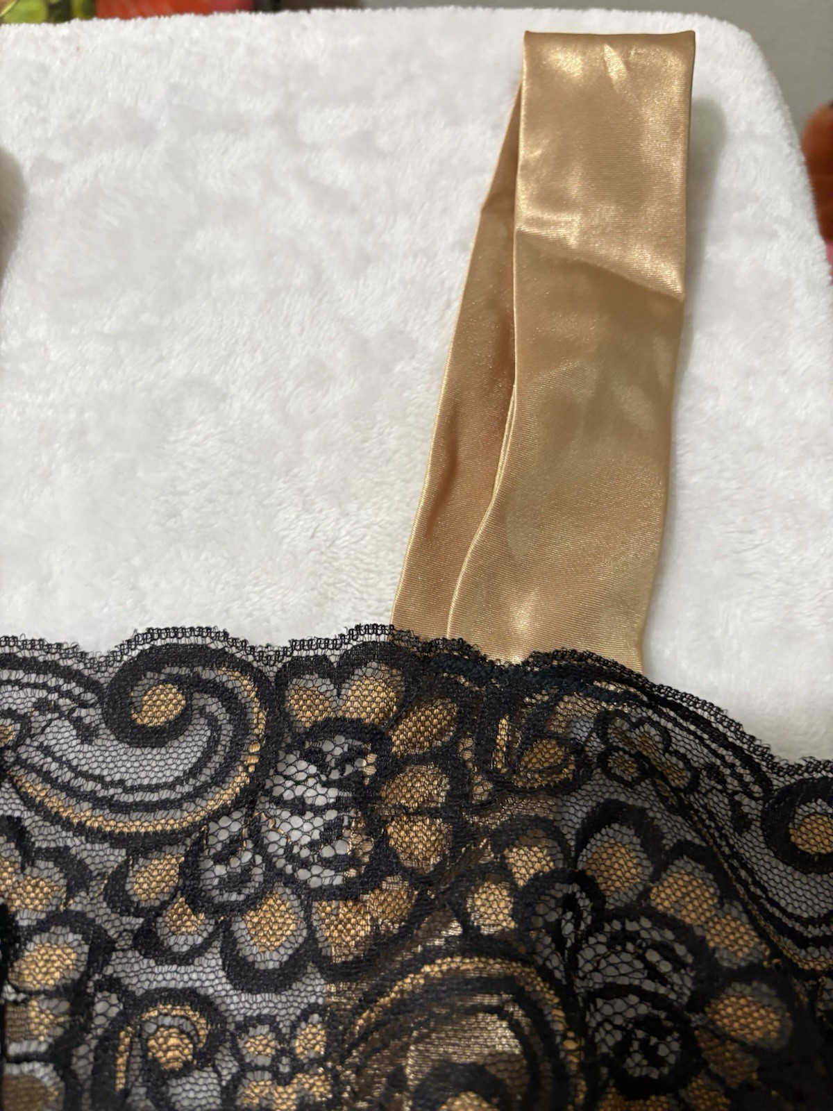 VTG Lucie Anne Panties & TANK 2XS French Cut Gold High Waisted USA B-32 W-28