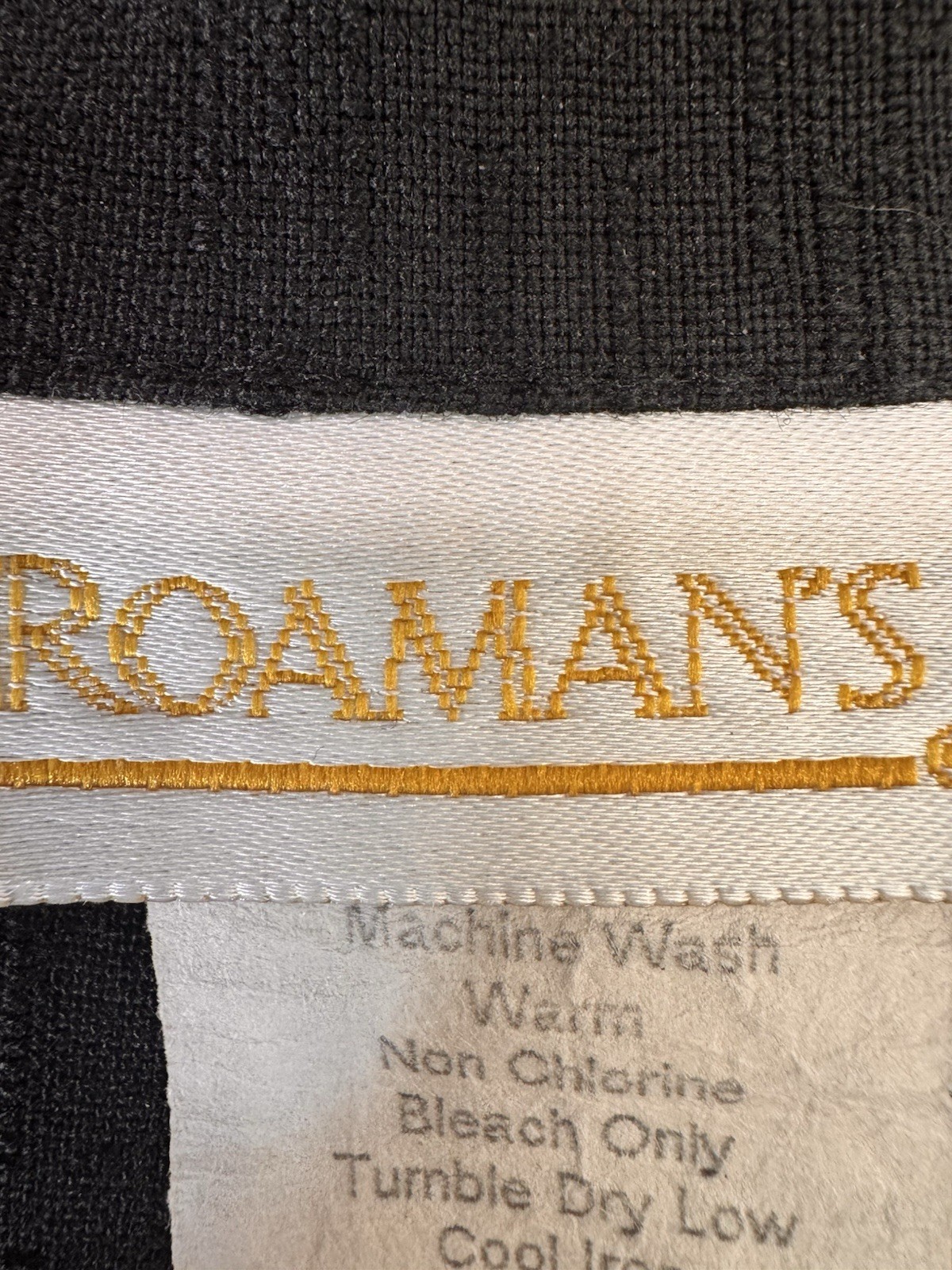 Roamans Lightweight Blazer Black VTG USA Womens 3x/4x? See Measurements