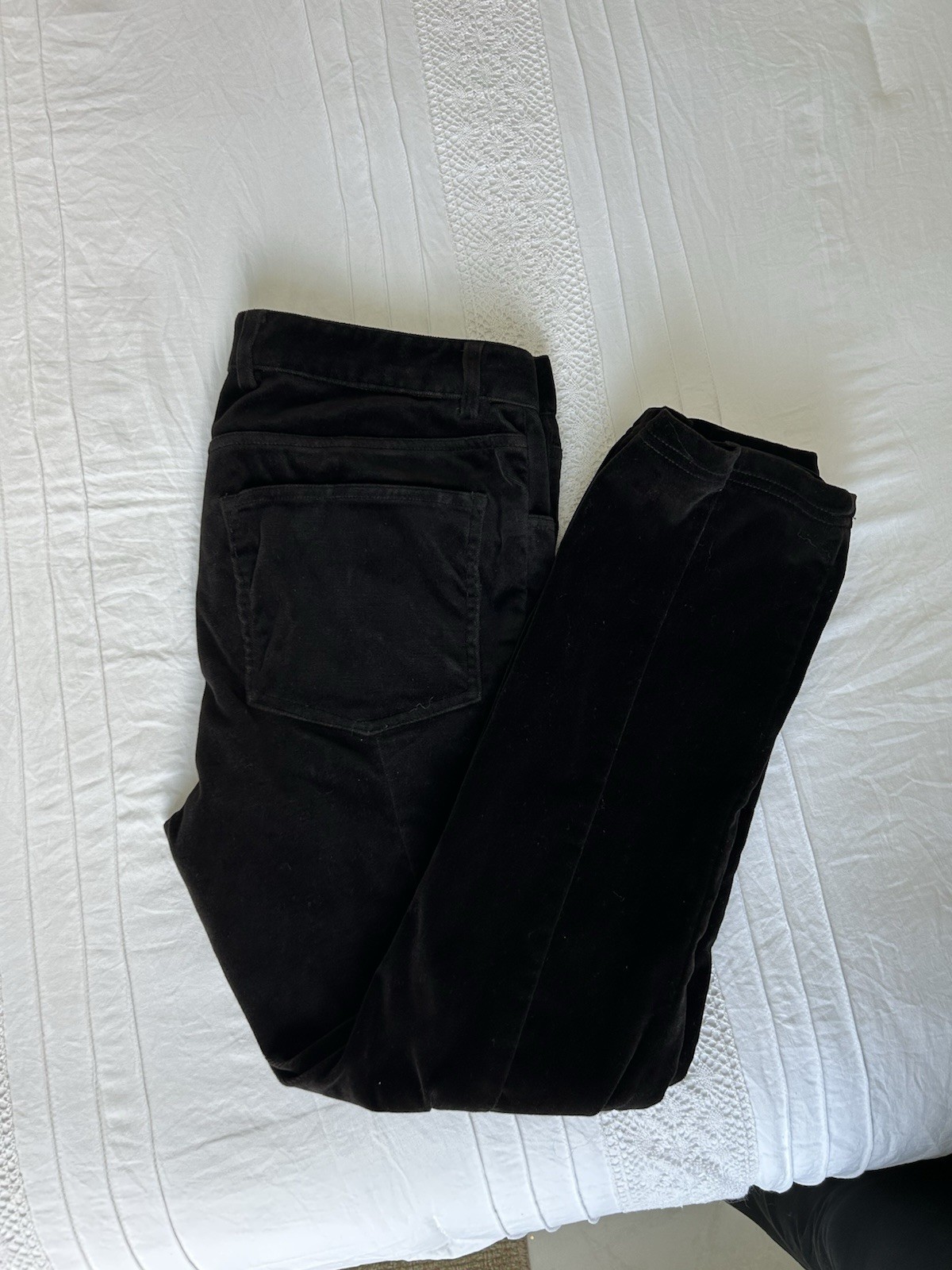 Vintage 90s DKNY Velvet stirrup Pants