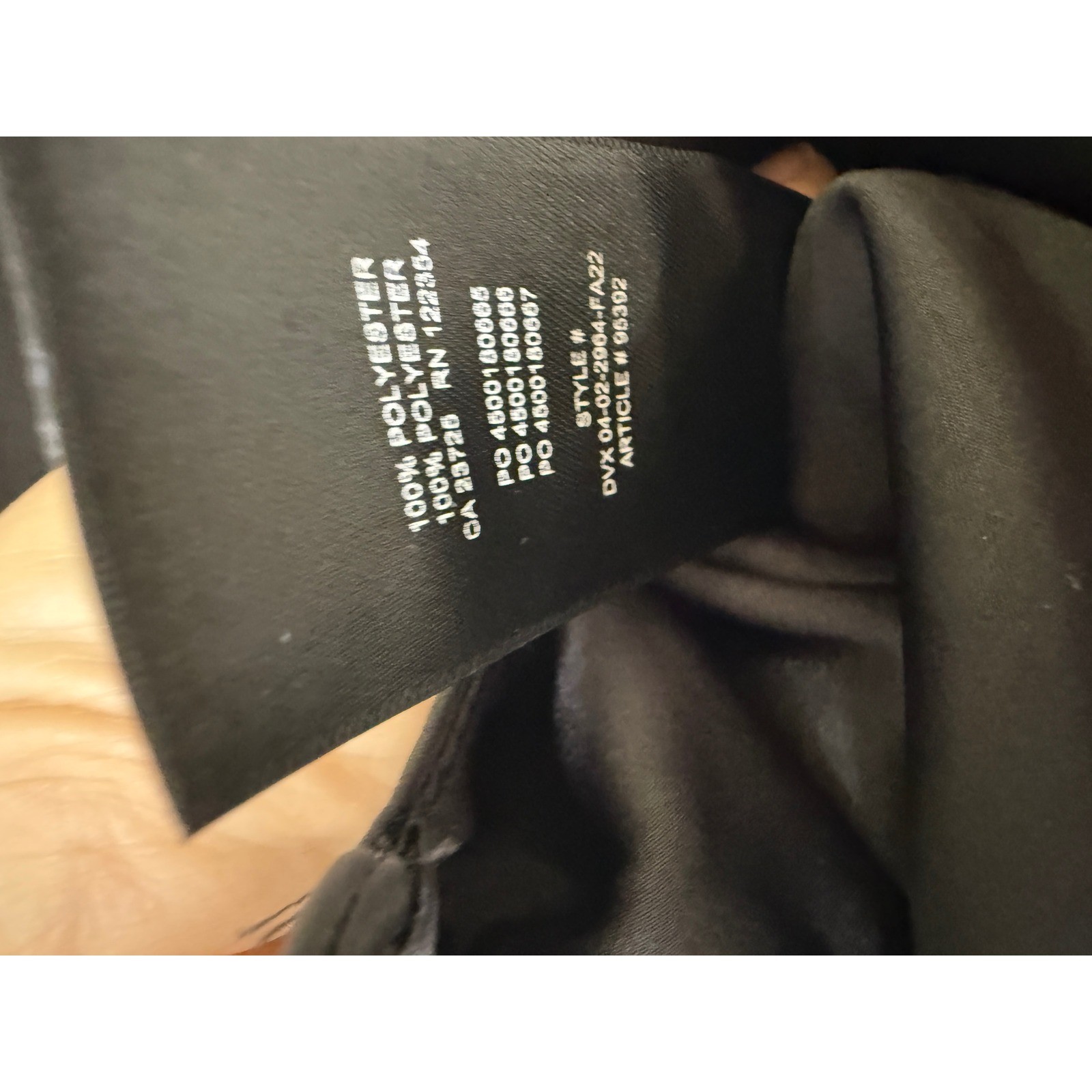 Aritzia Wilfred verso cami black satin rouched front medium NWT