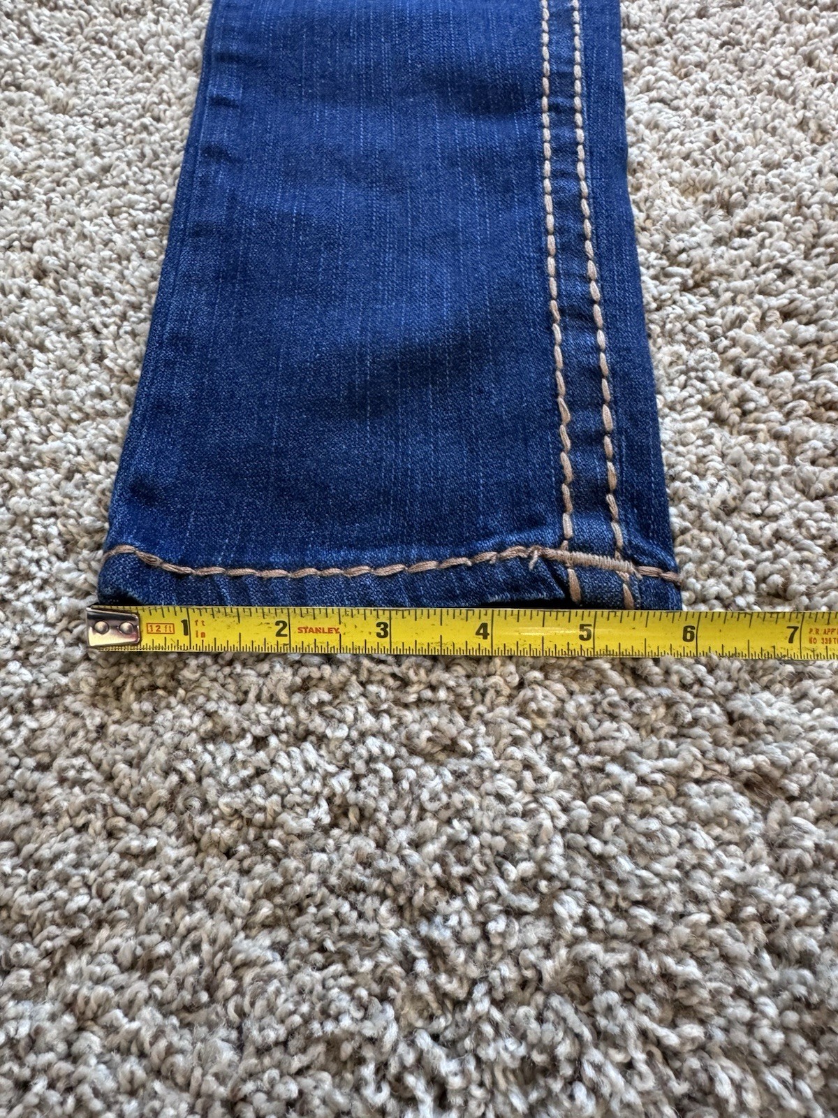 True Religion Women’s Billy Big T skinny Jeans 245030MBTE USA Y2K Vintage