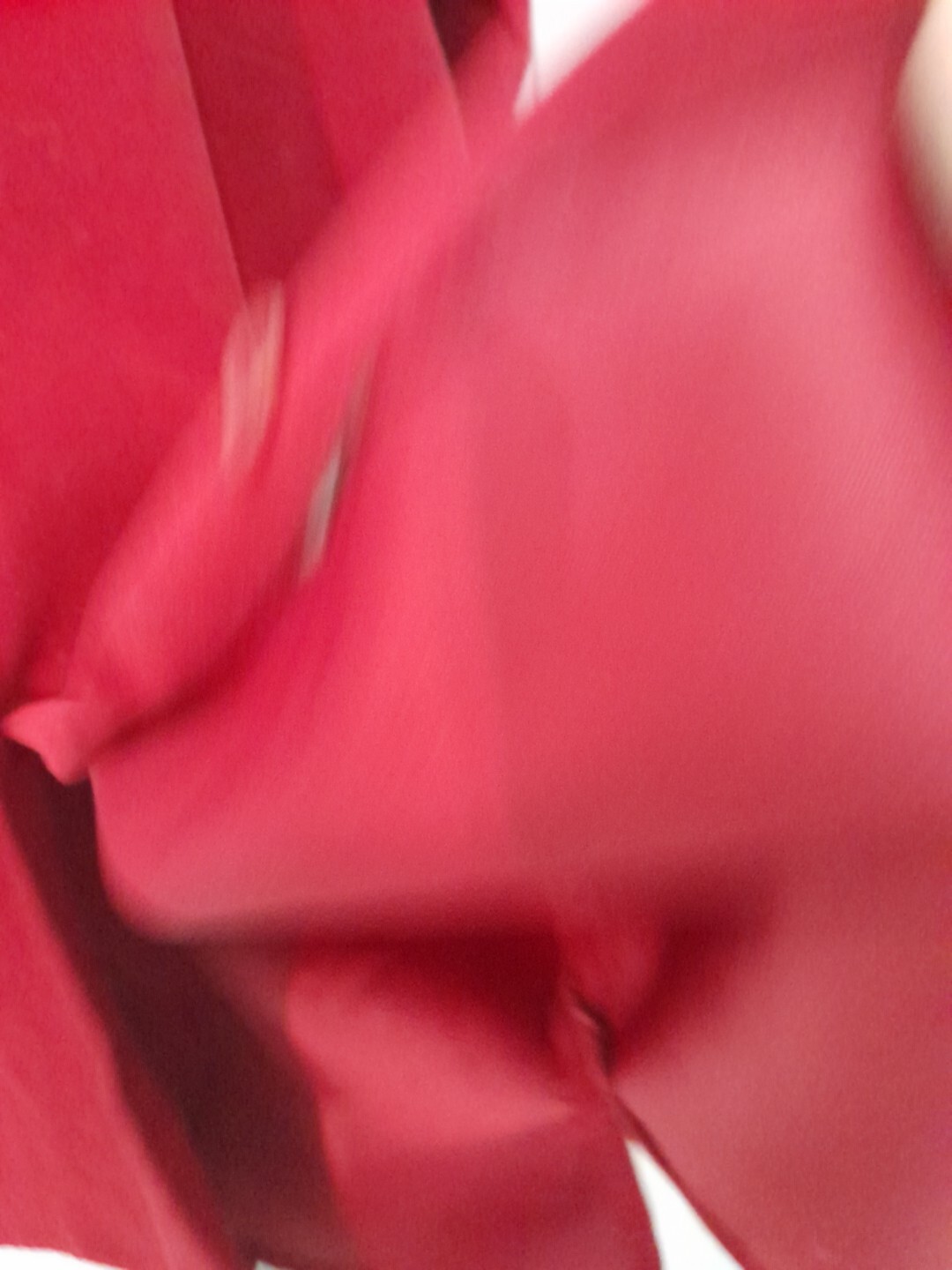 Vintage Real Comfort Ladies Red Long Overshirt Size Large Polyester And Spandex