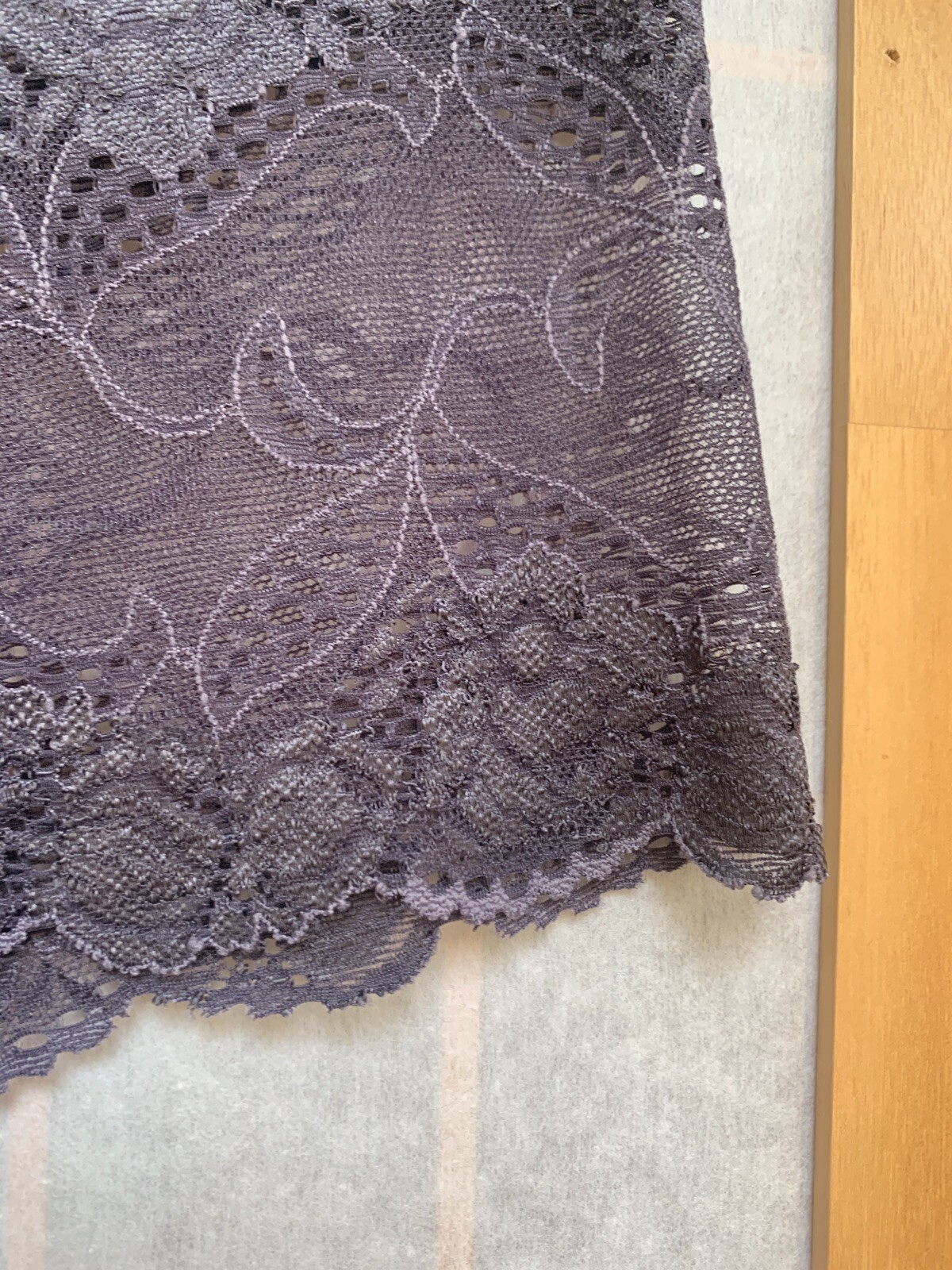NWOT Marilyn Monroe Gray Lace Cheeky Bikini Panty Panties Lingerie Size S