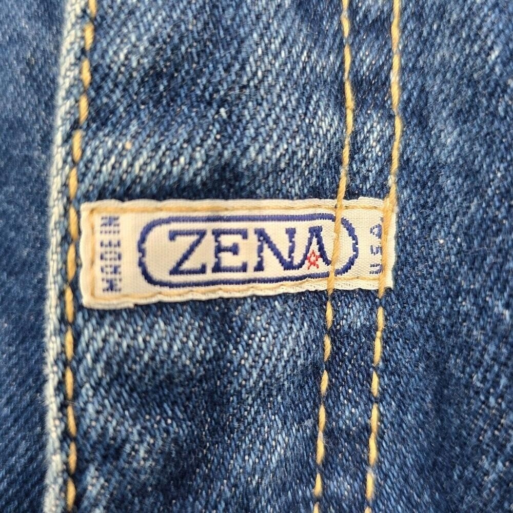 Vintage Zena High Waisted Mom Jeans Blue Tapered Leg Made in USA Womens Size 5