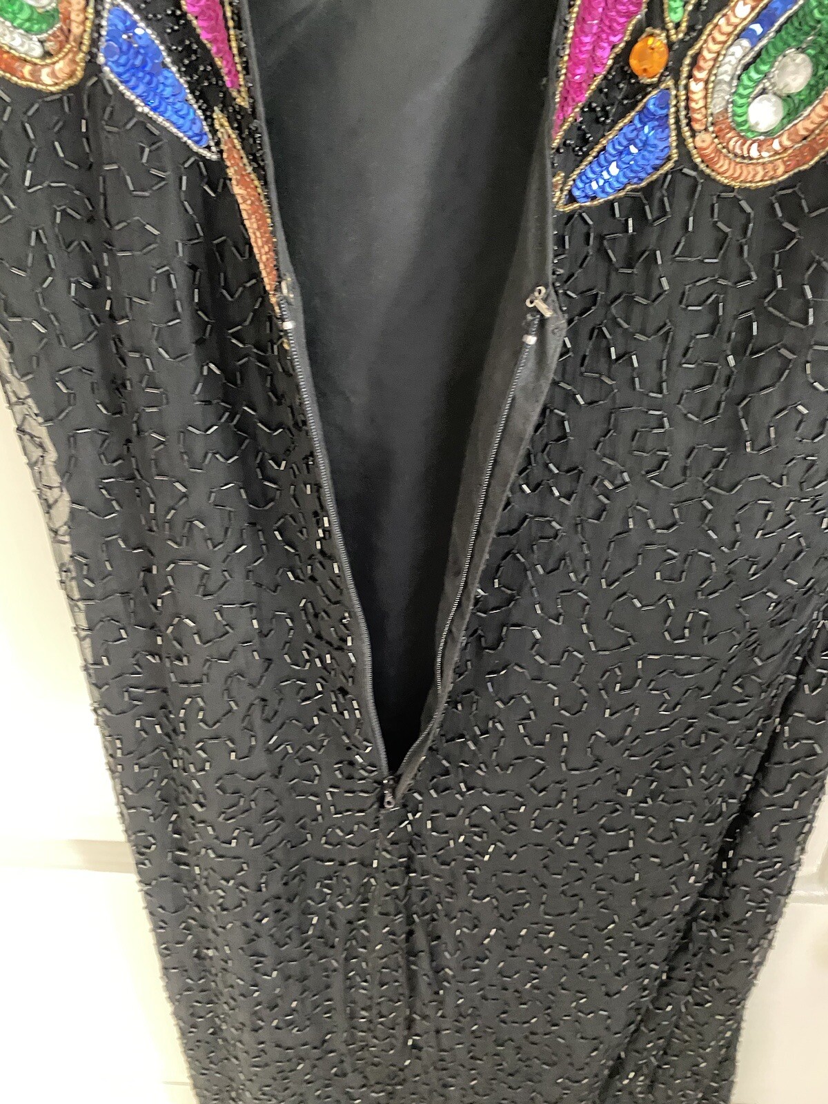 Vintage Stenay Cocktail Shift Dress 80s, S