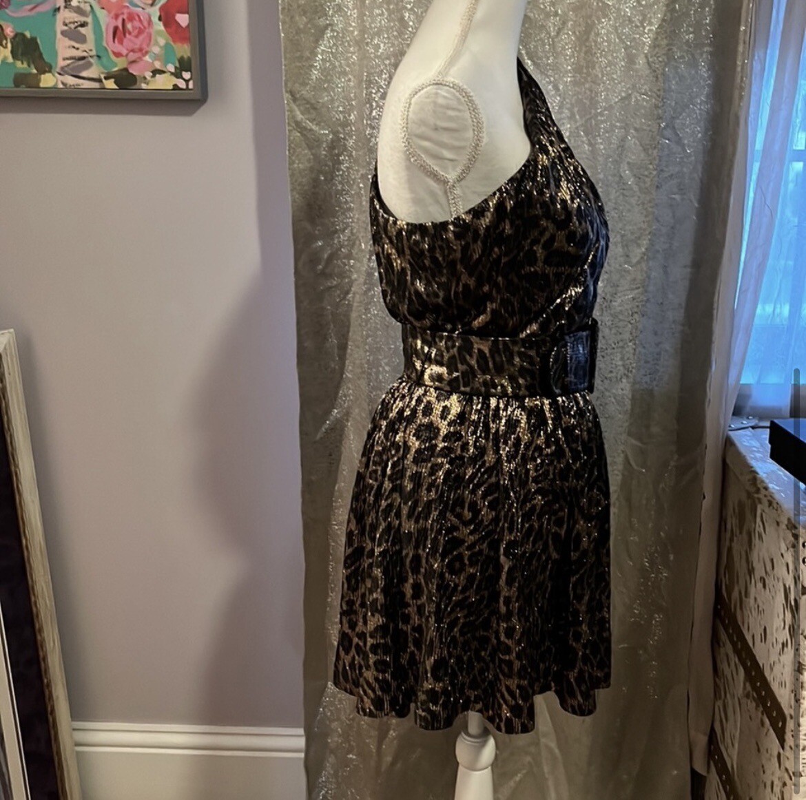 NTW Retrofete Mini Dress Open Shoulder
