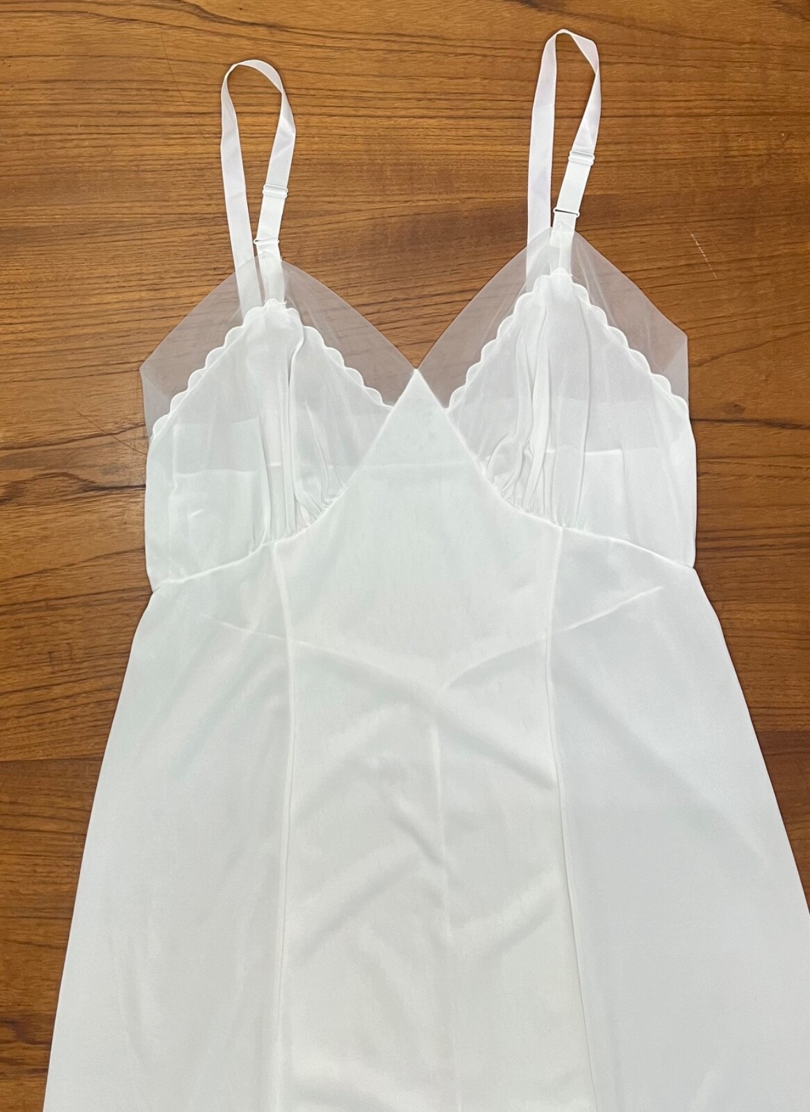 Vintage White Lingerie Femina Nylonv 70’s 80’s