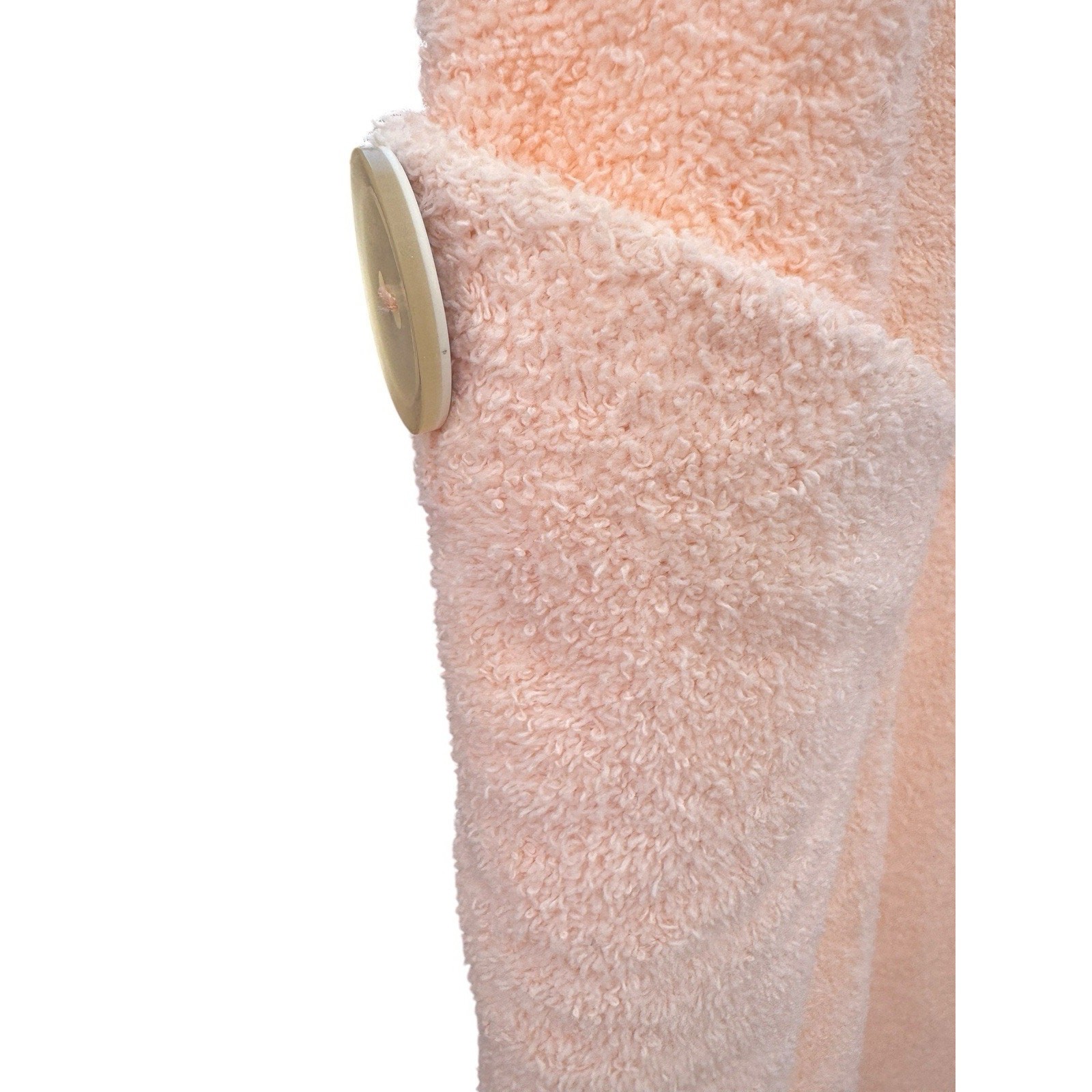 Pierre Cardin 60s 70s Terrycloth Towel Maxi Dress MCM Vtg Sheath Chic Sz M