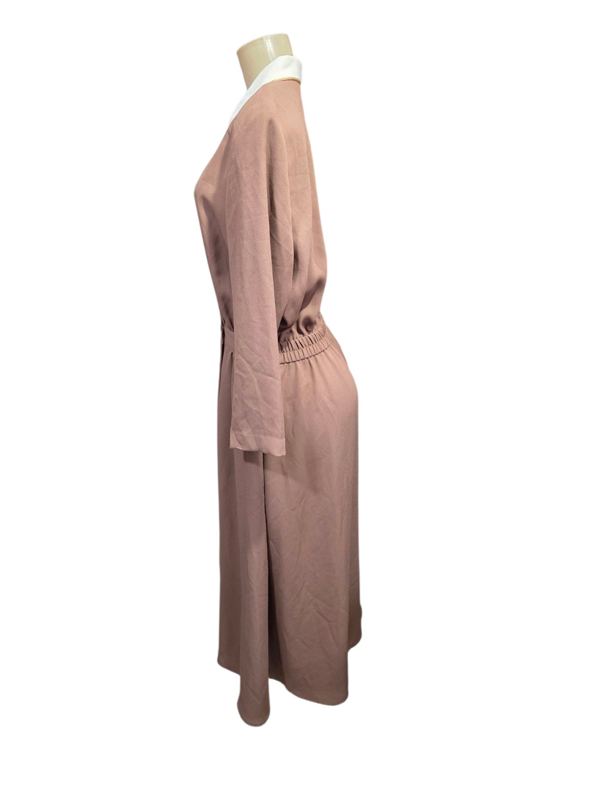 Vintage Chaus Dress Midi Olive Brown Size 12