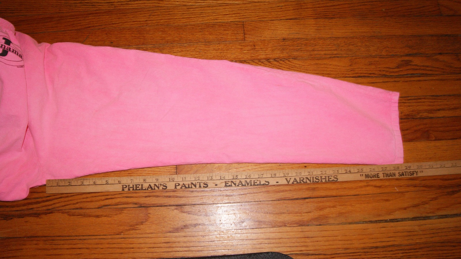 Vintage 90s Panama Jack Neon Pink Small Beach Lounge Pants USA Made Ocean