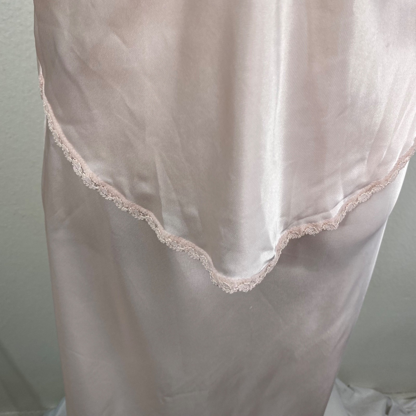 Vintage Maidenform Chantilly Camisole Sz 34 And Slip Sz M Set Pink Lace Dainty